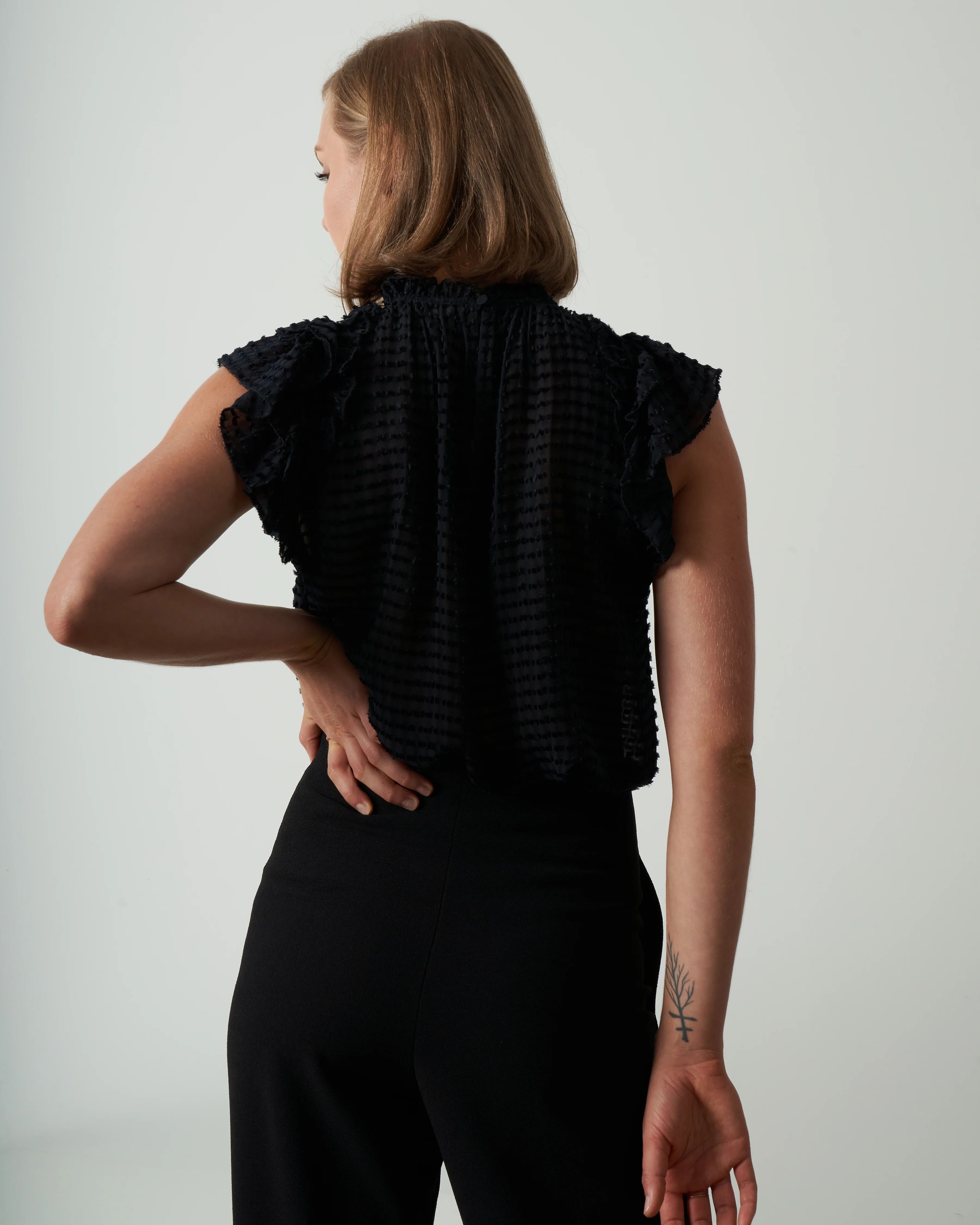 clara top - noir - Image 5