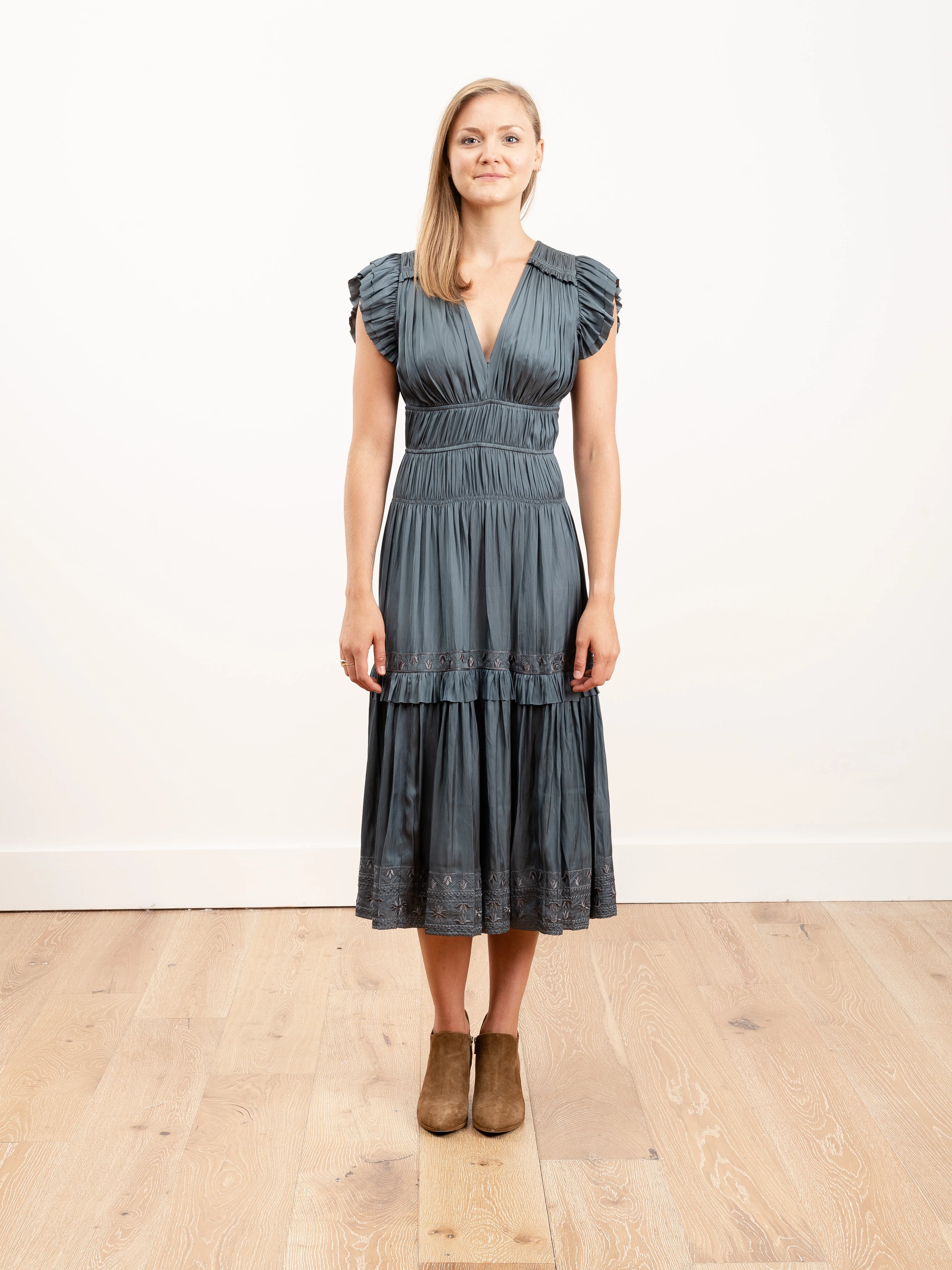 claudia dress - slate