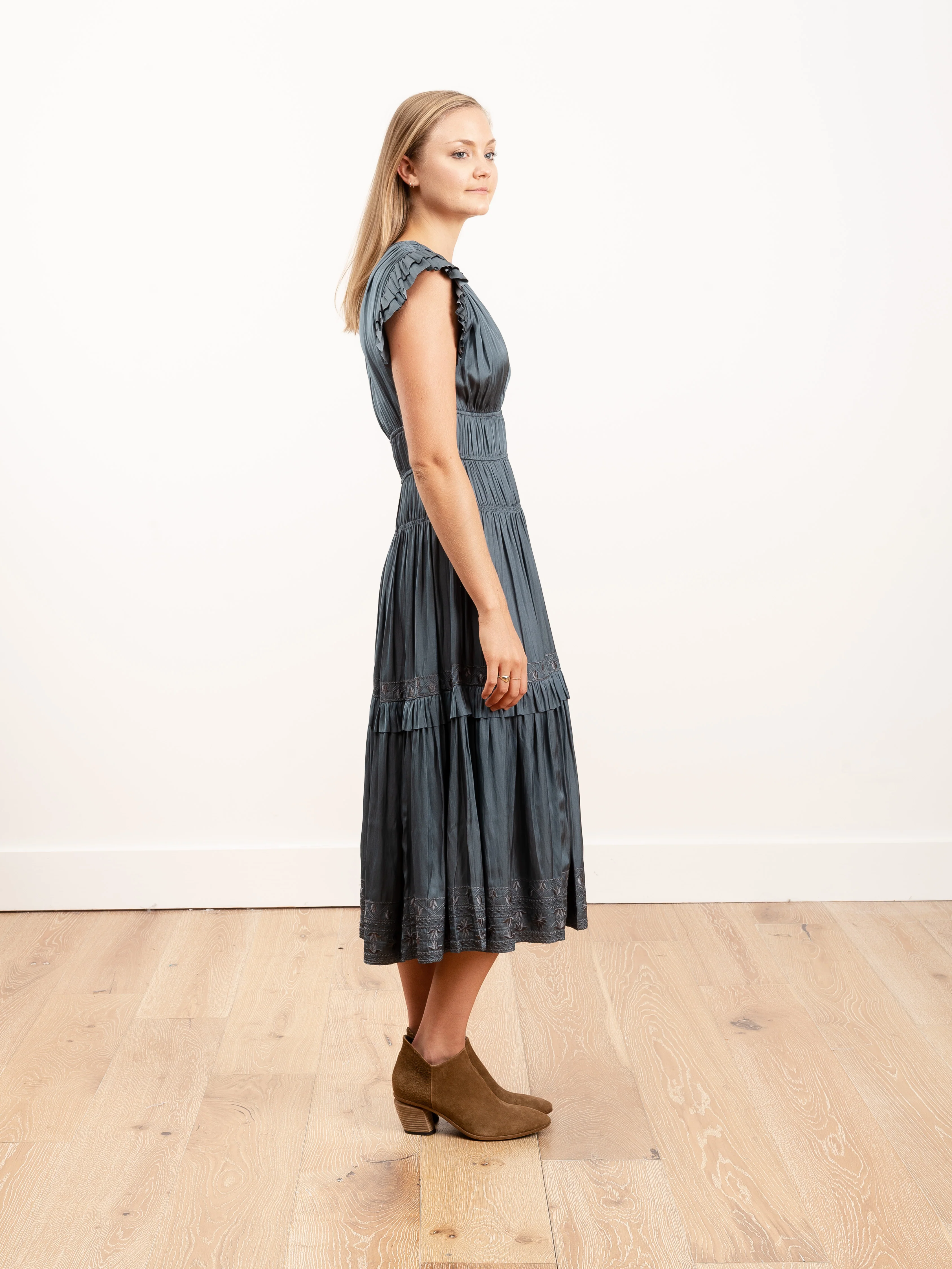 claudia dress - slate - Image 3