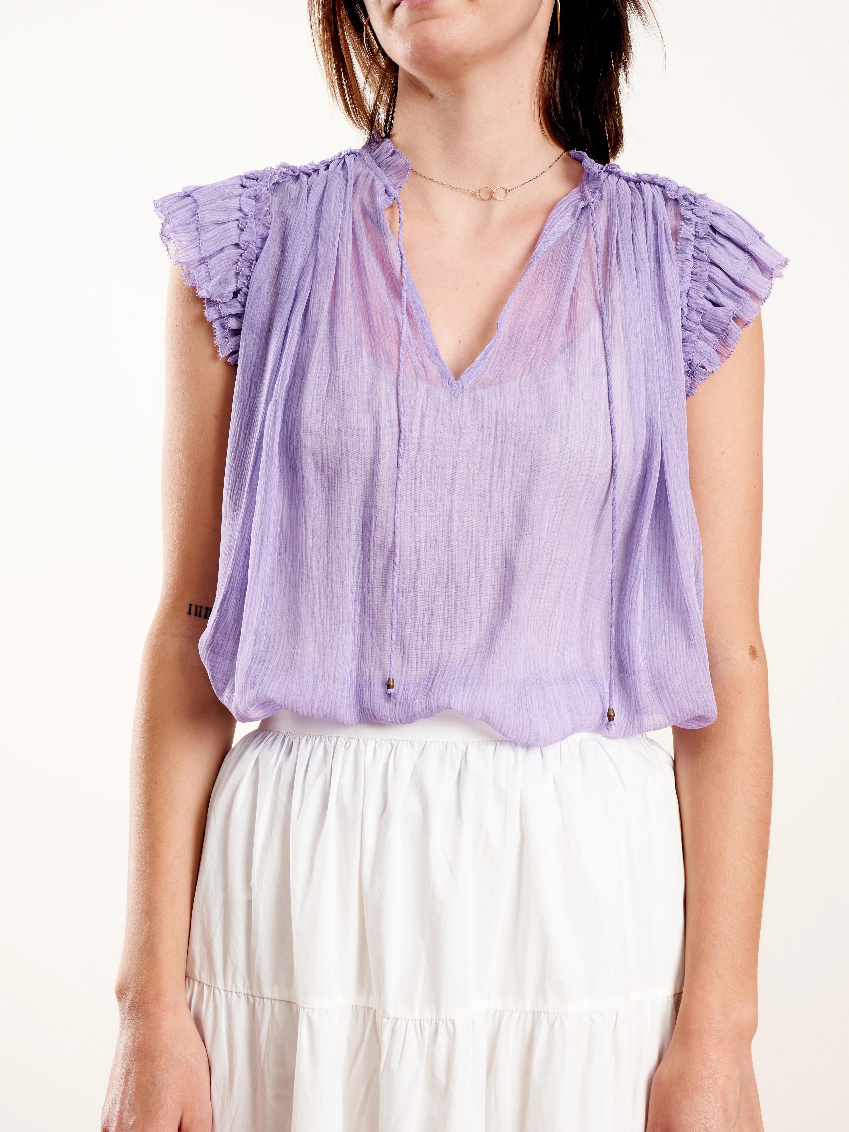 clea top - lavender - Image 2