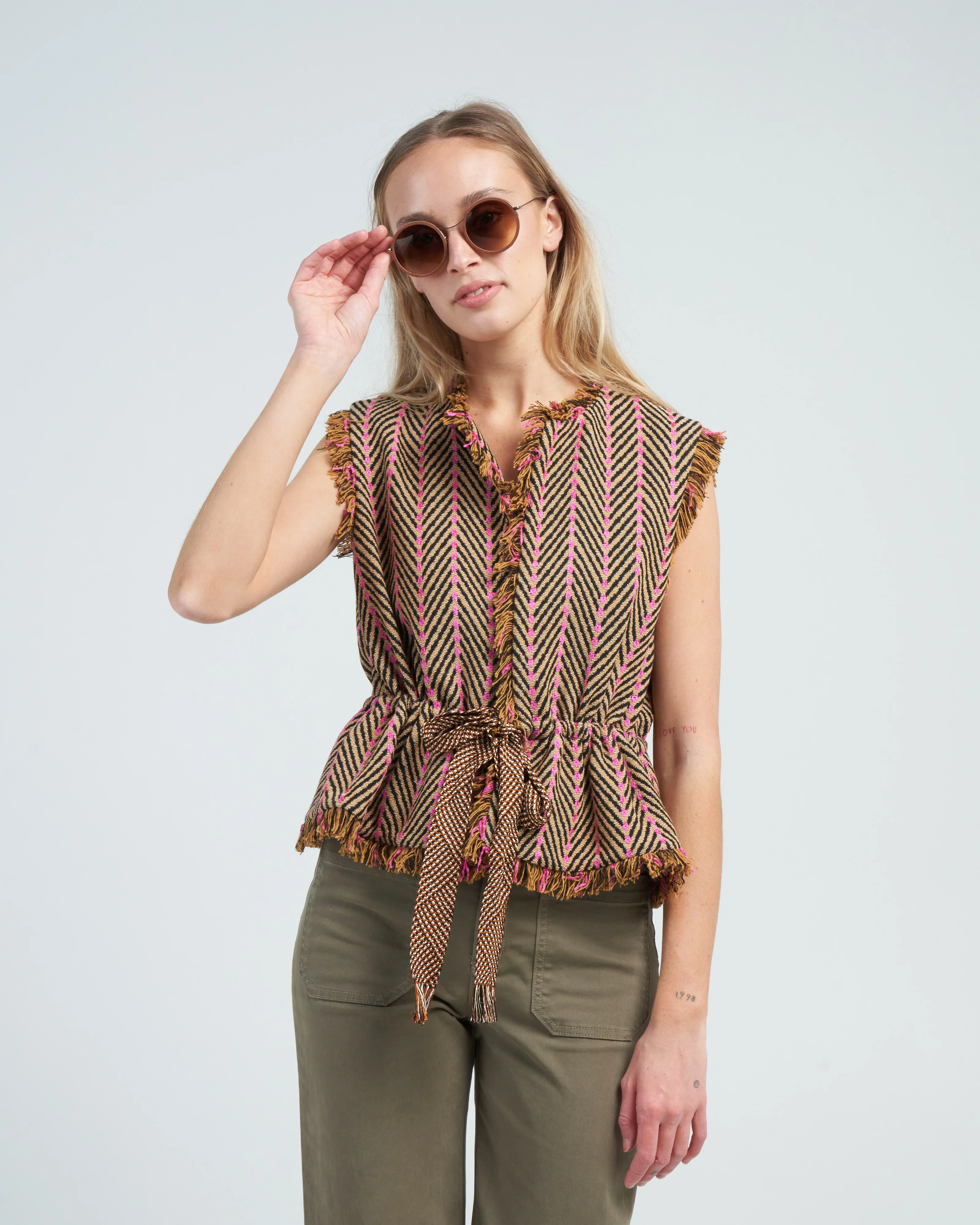 clyde vest - tiger's eye - Image 3