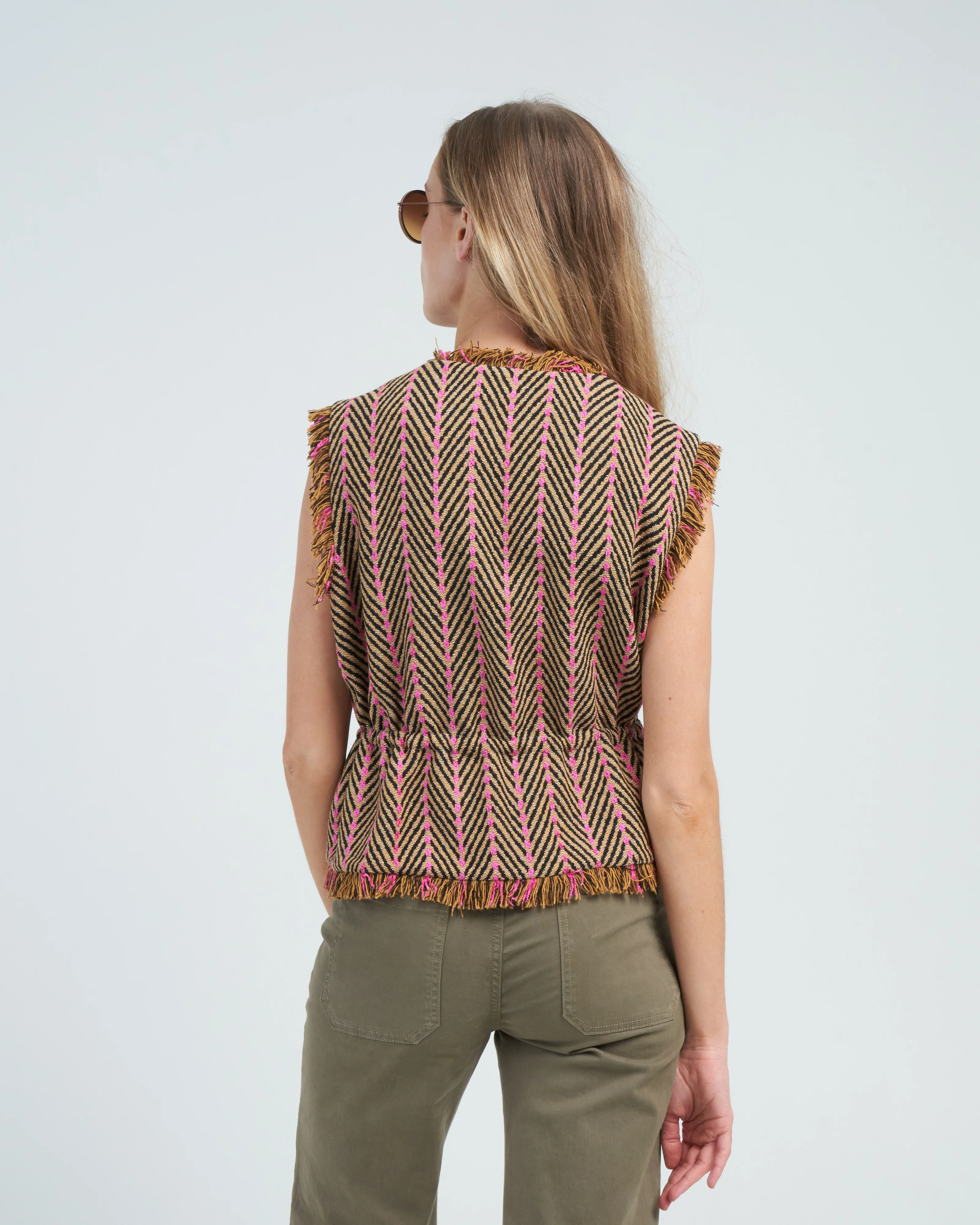 clyde vest - tiger's eye - Image 4