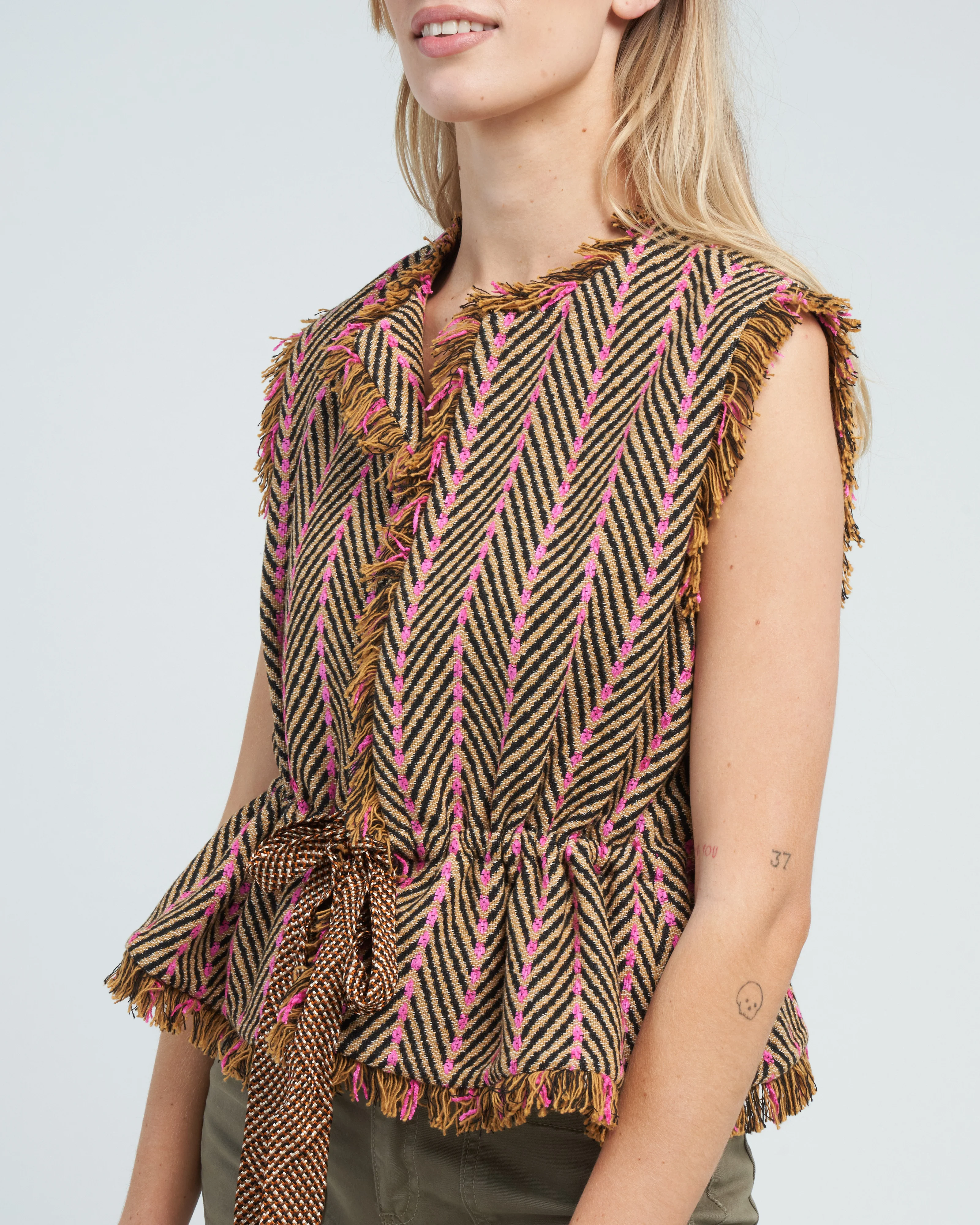 clyde vest - tiger's eye - Image 5