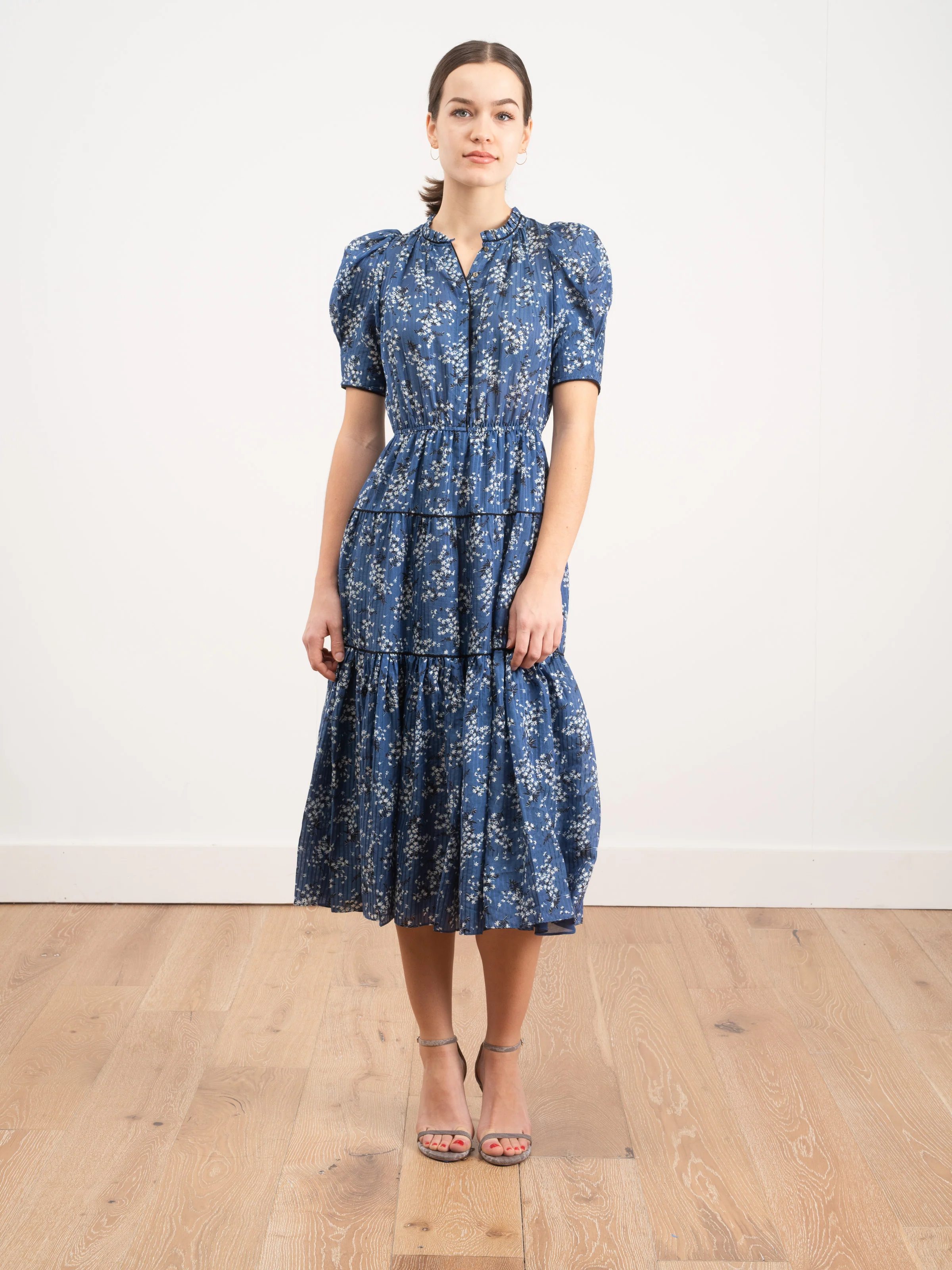 corrine dress - cornflower - Image 2