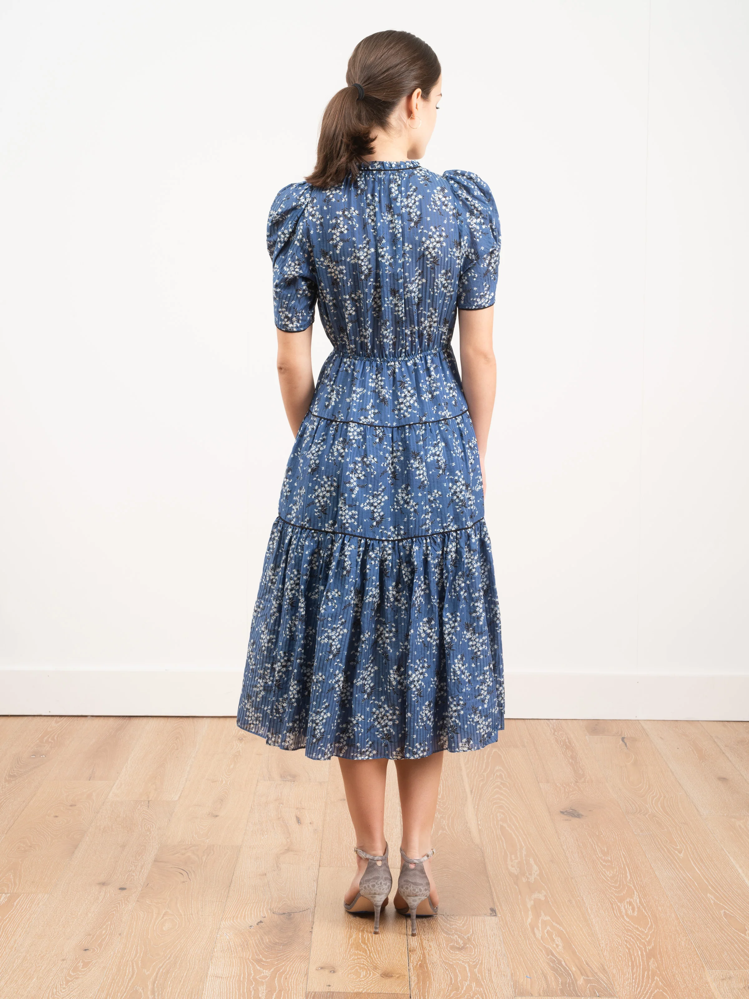 corrine dress - cornflower - Image 4