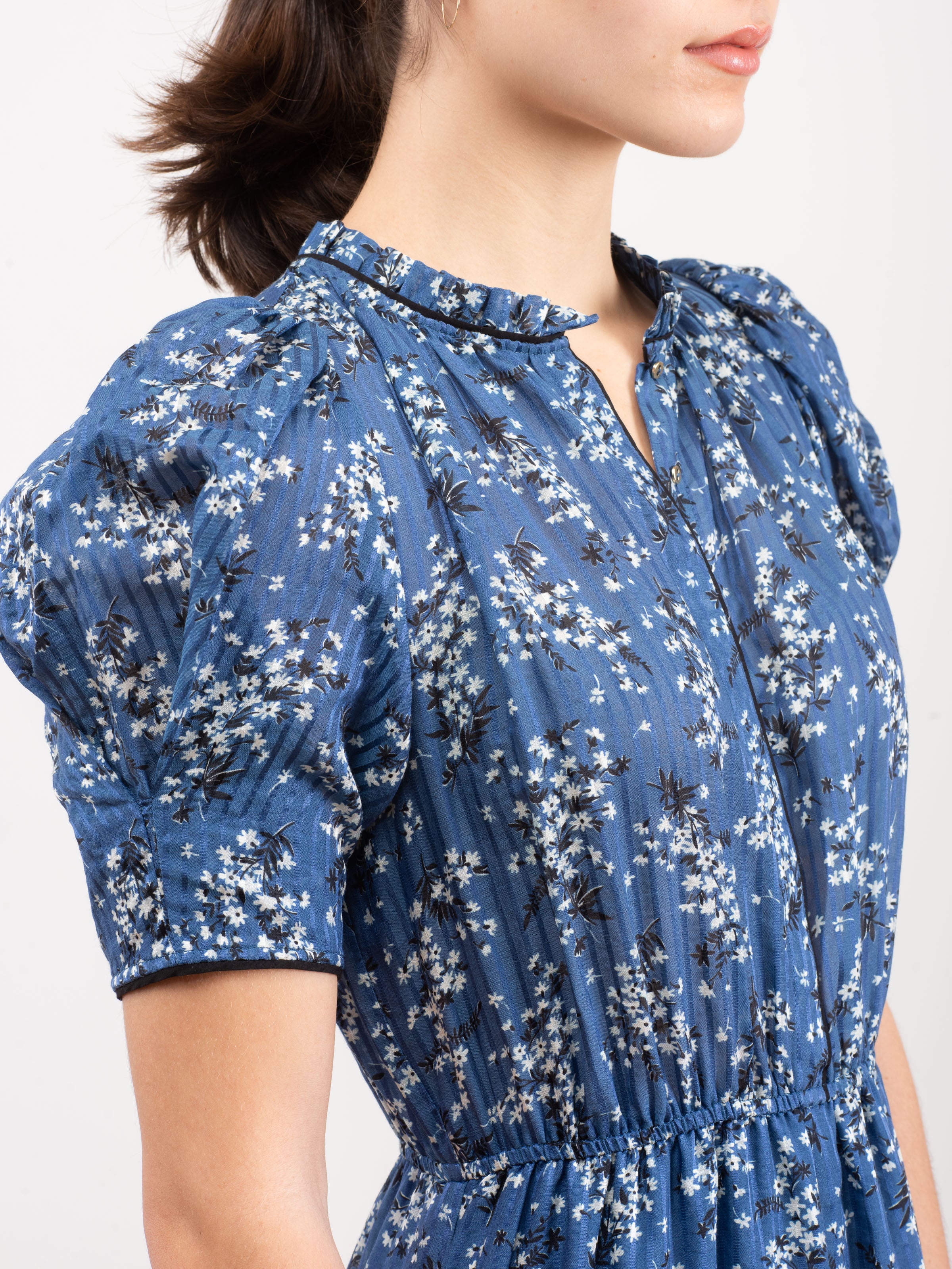 corrine dress - cornflower - Image 5