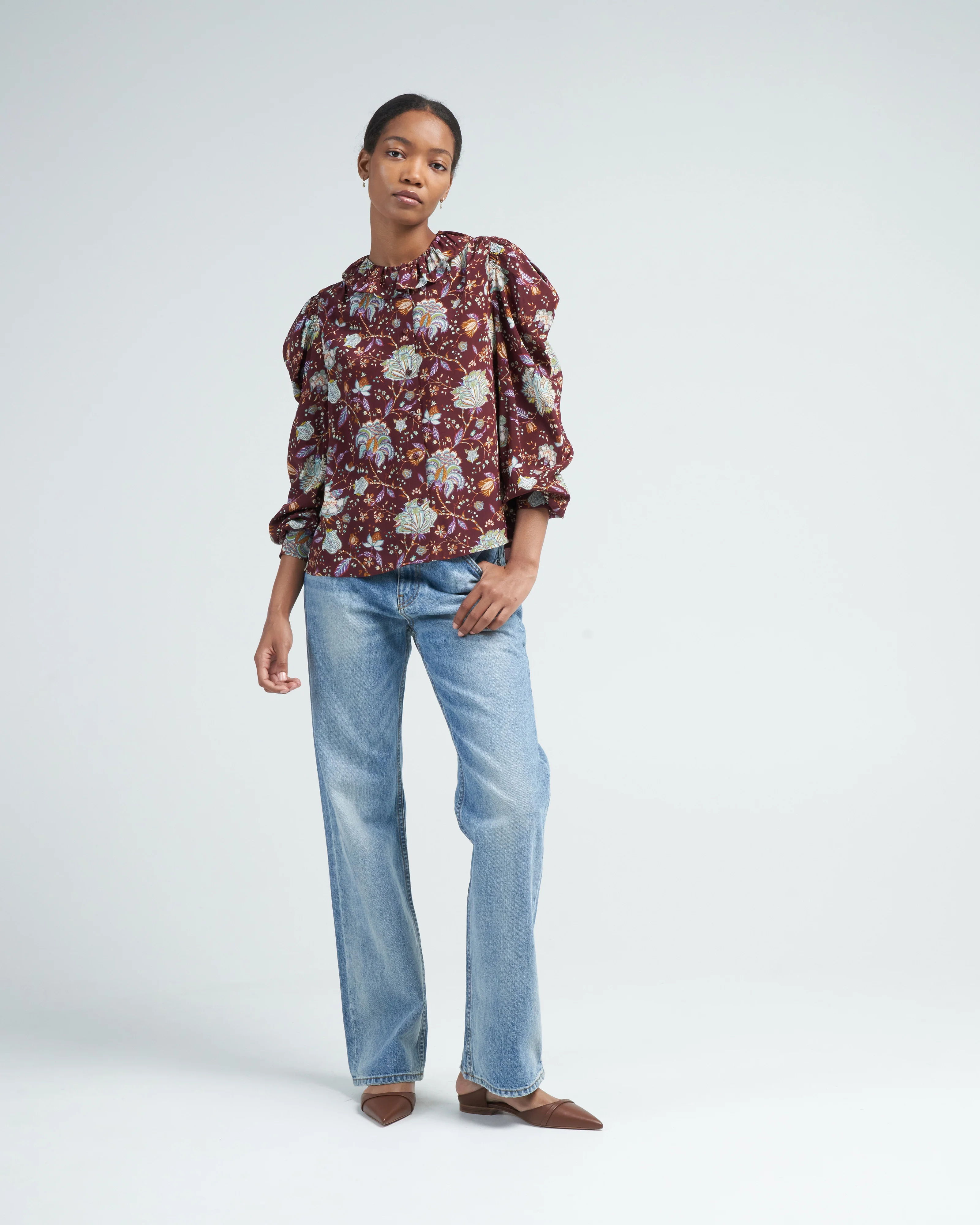 dara blouse - heliotrope - Image 2