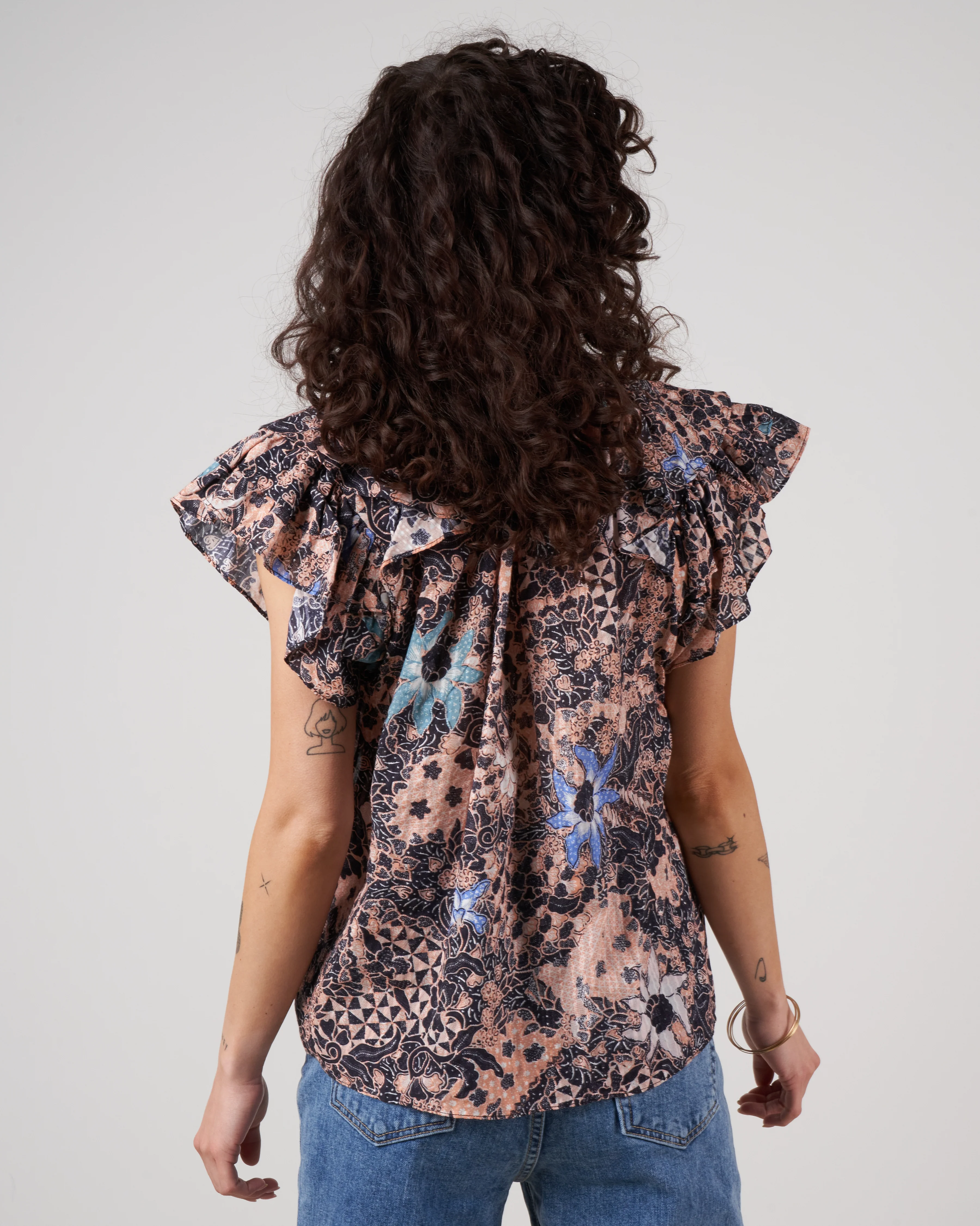 dara top - faded coral - Image 2