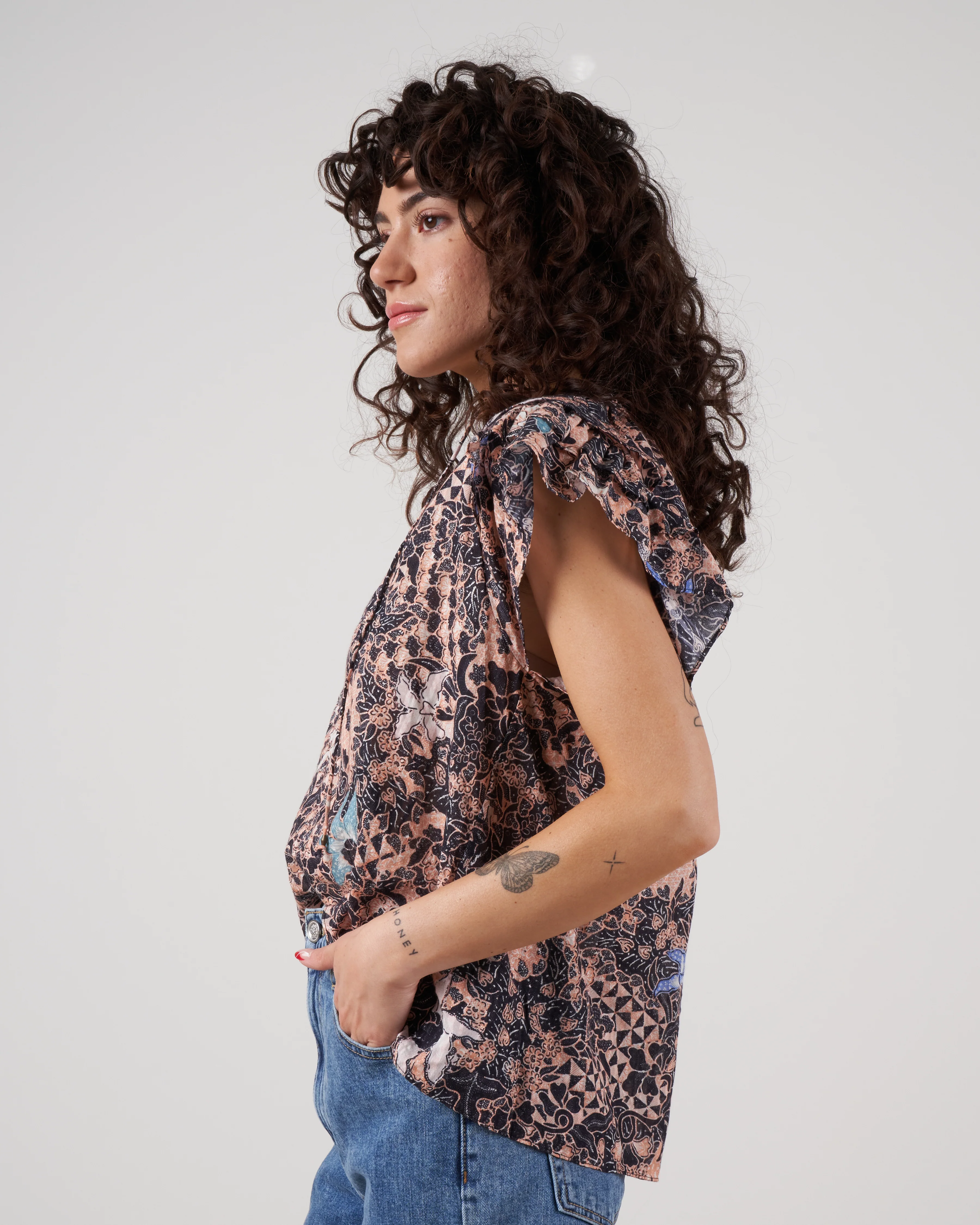 dara top - faded coral - Image 3
