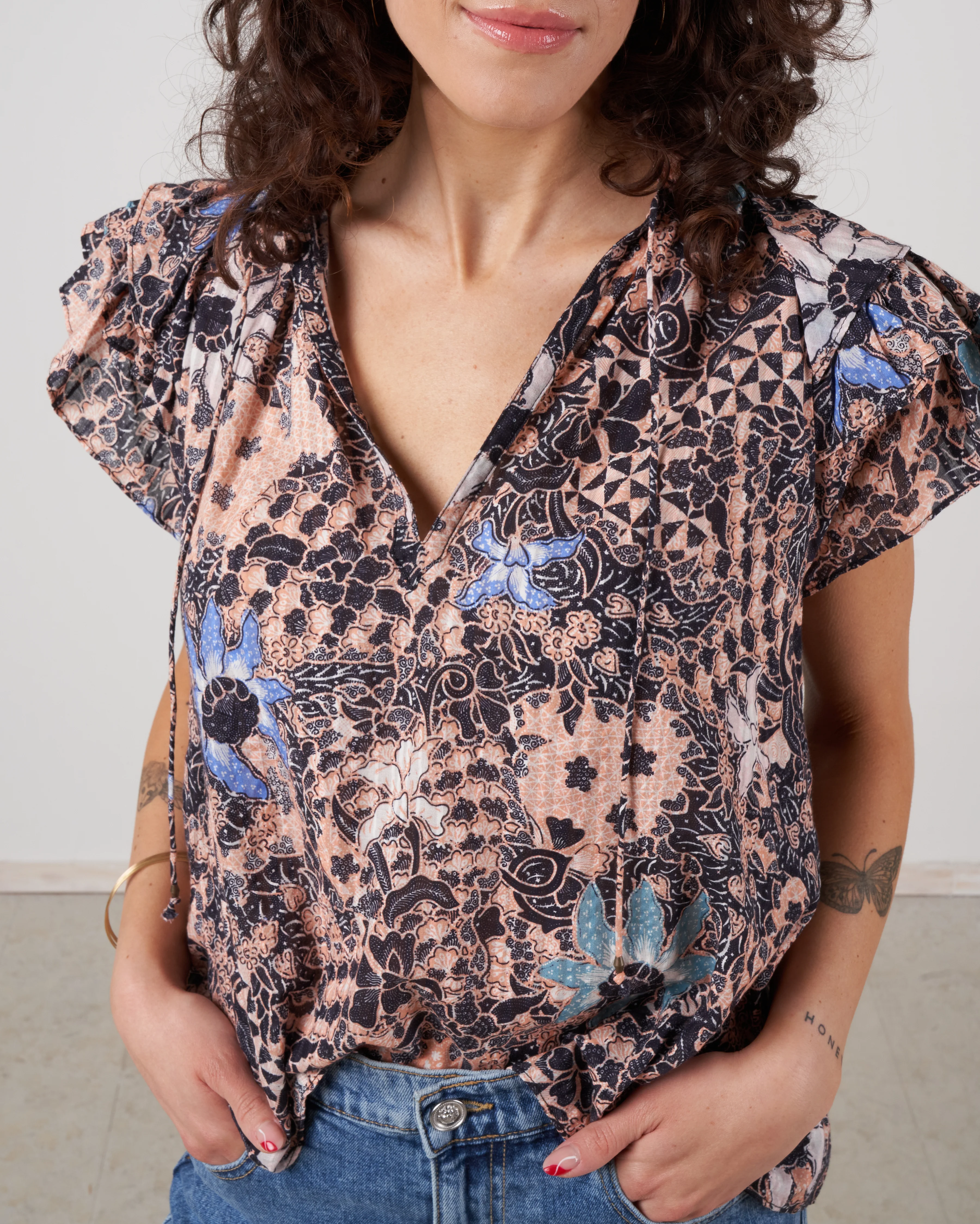 dara top - faded coral - Image 4