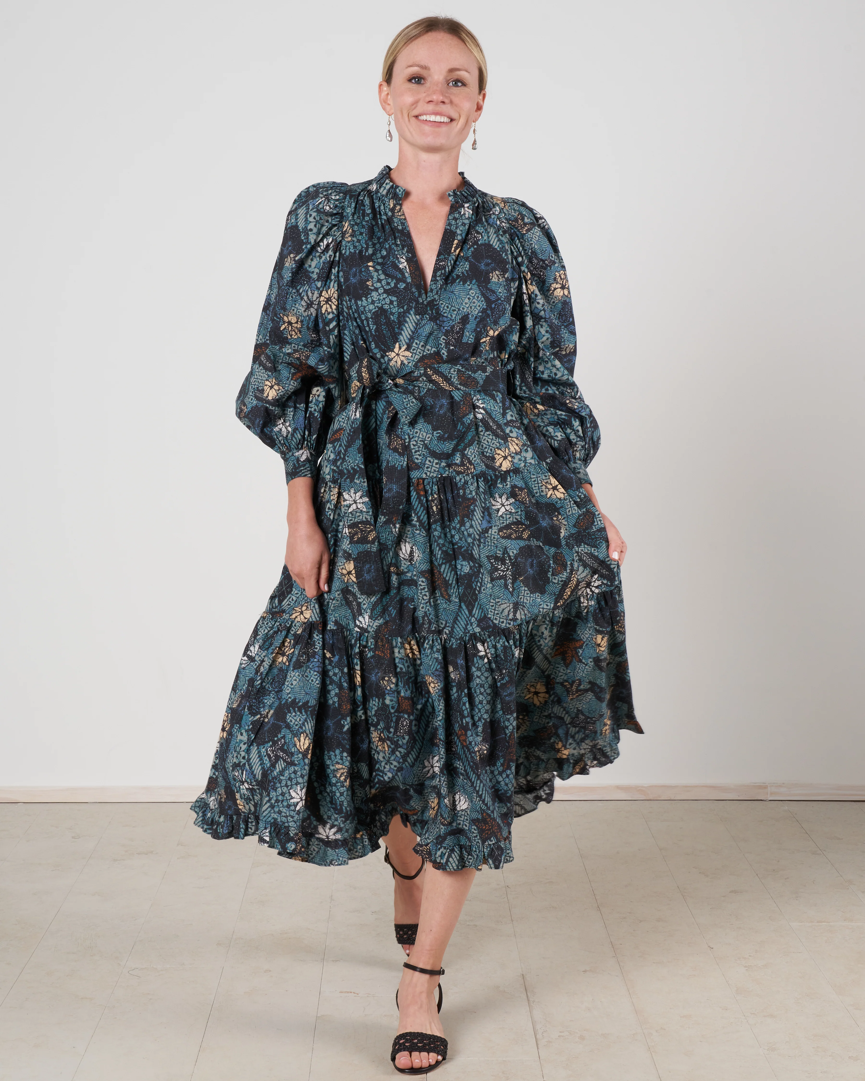 dolores dress - rainforest - Image 4