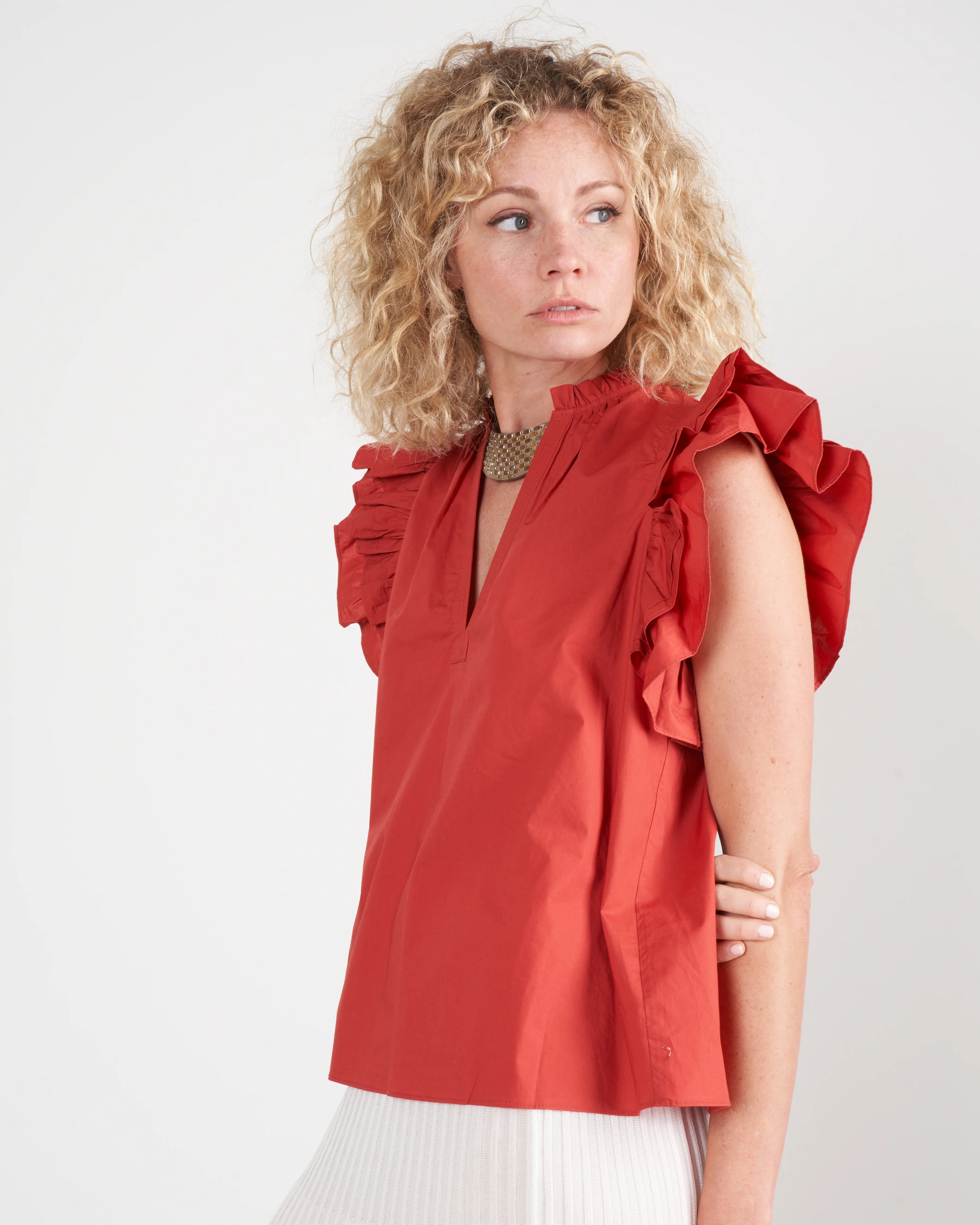 elena top - burnt henna bnh - Image 3