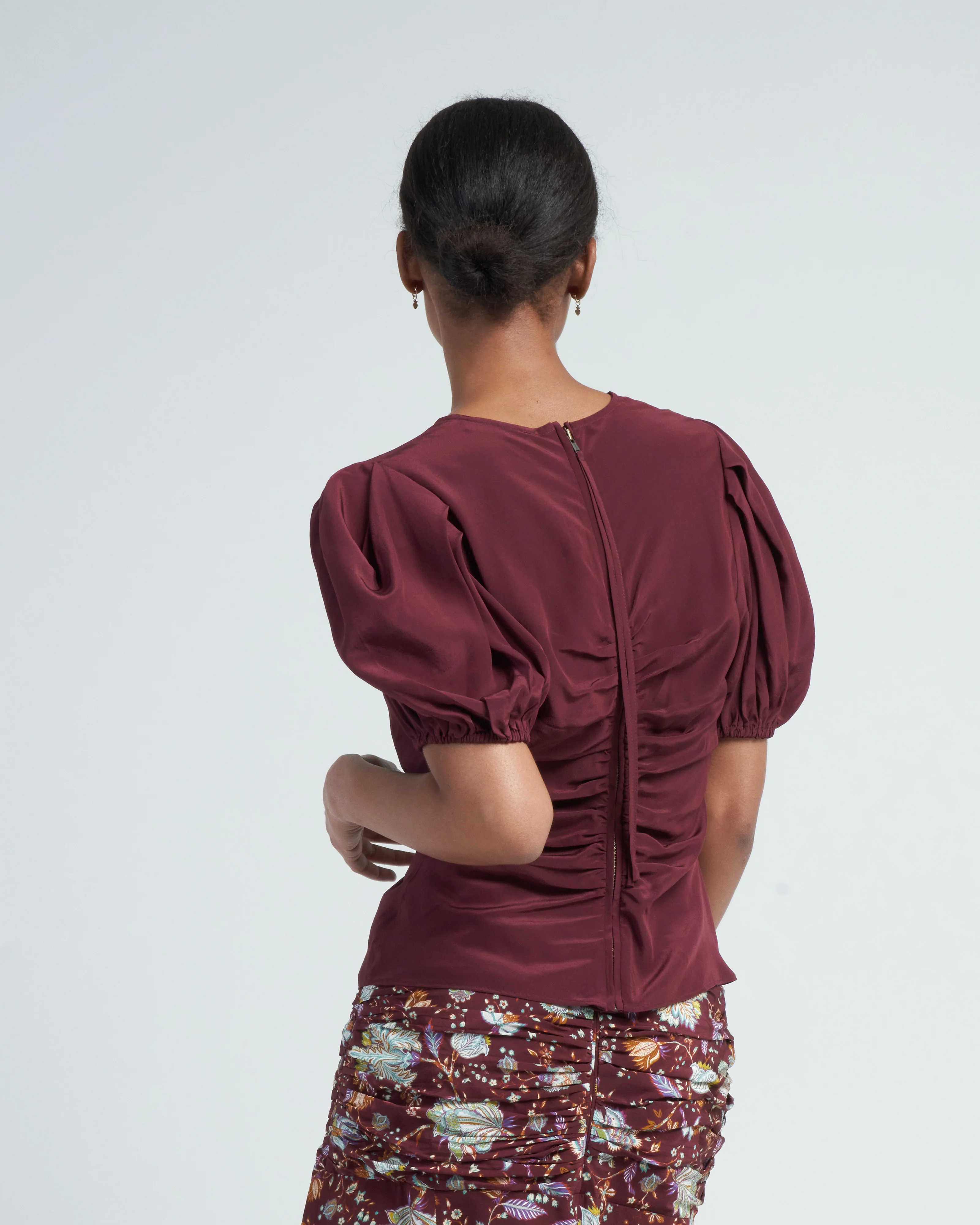 elise top - mahogany - Image 4