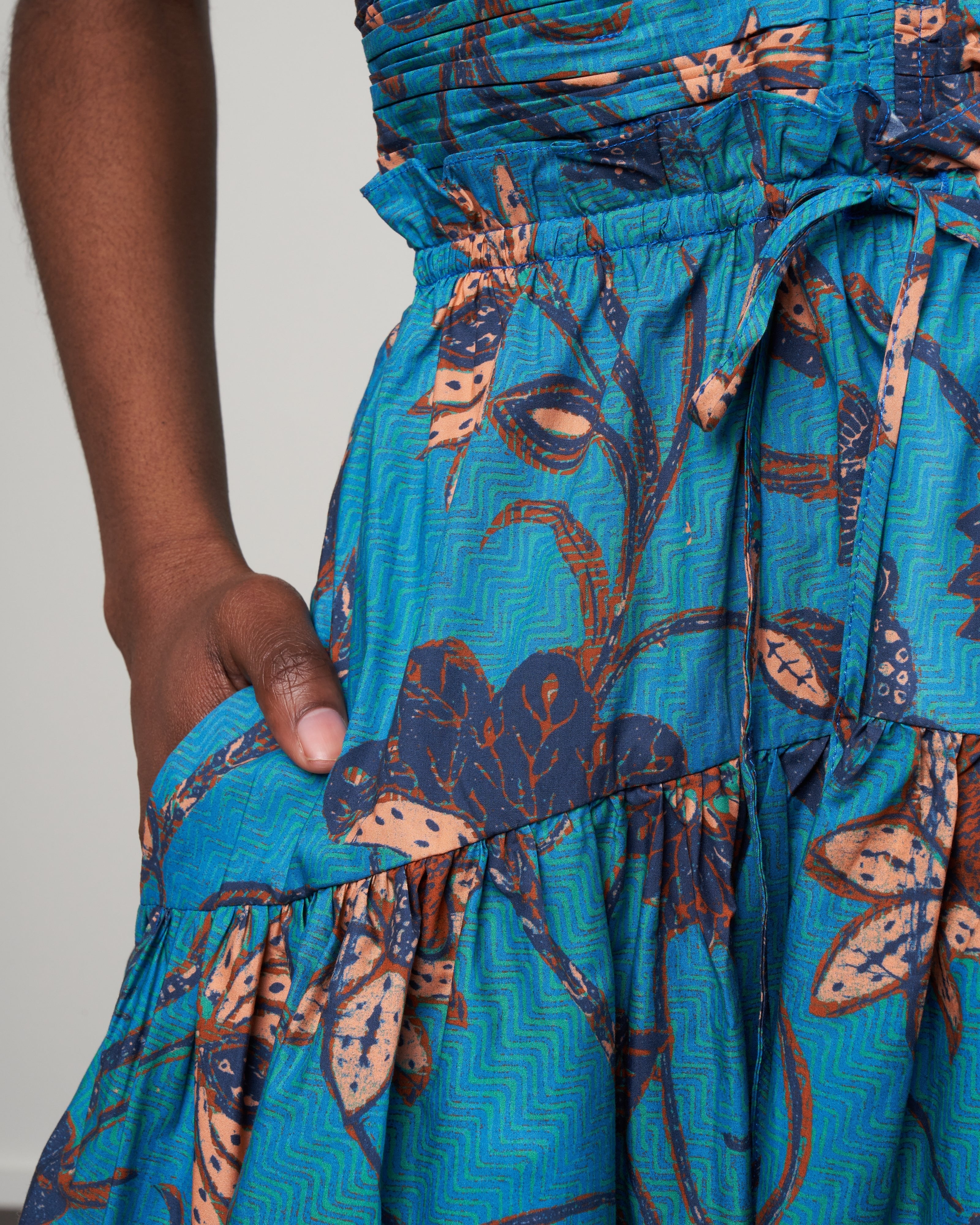 ella dress - lagoon - Image 3