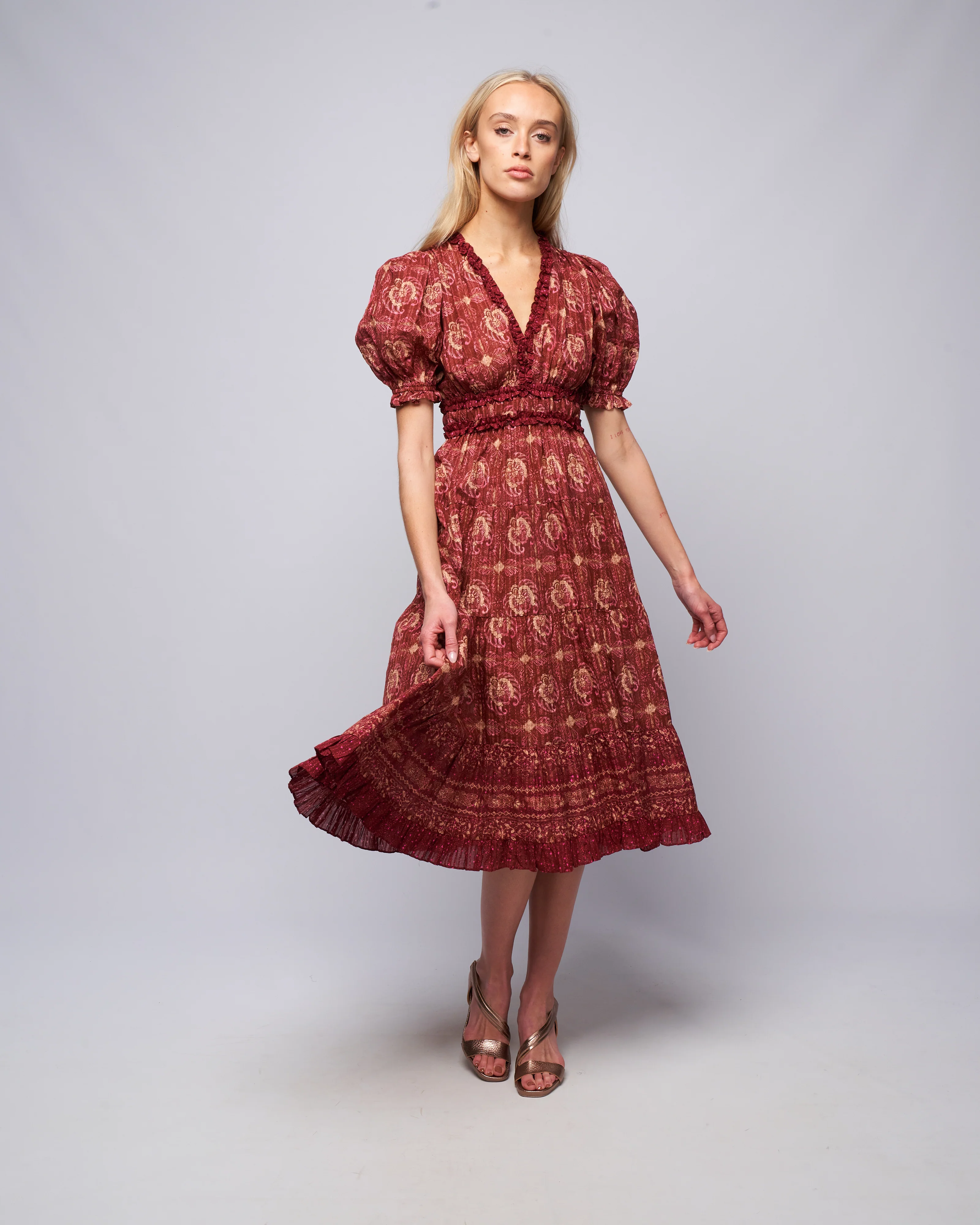 elli dress - amaranthus - Image 2
