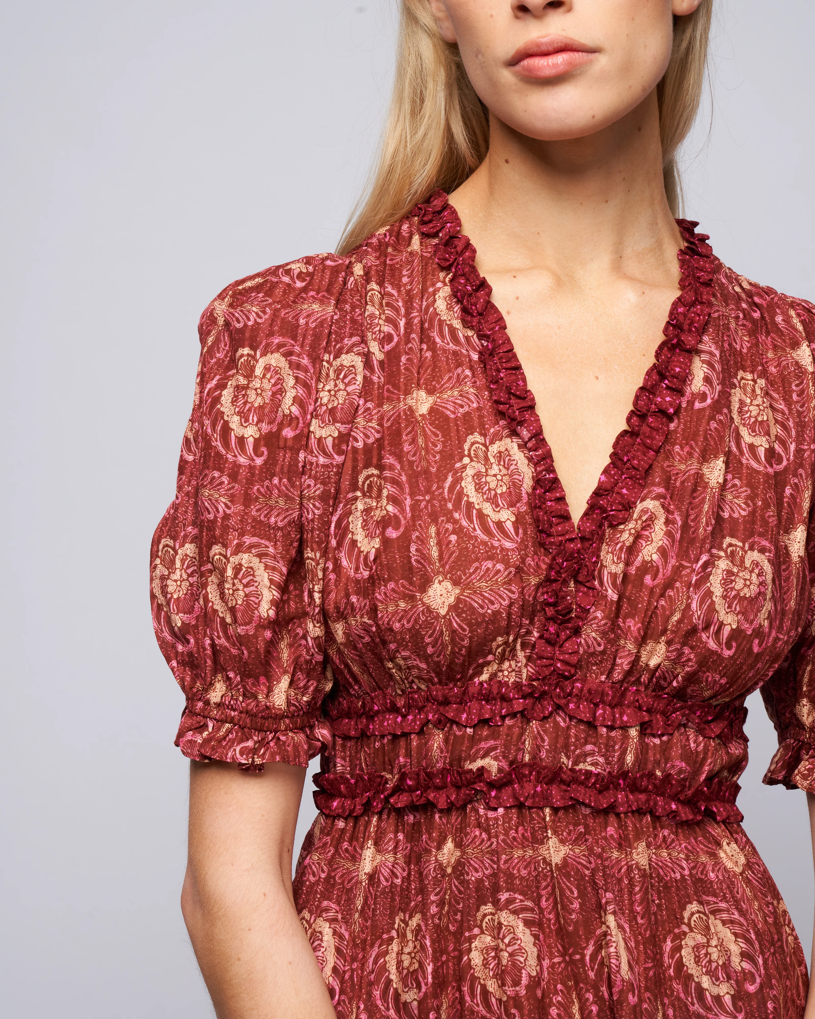 elli dress - amaranthus - Image 5