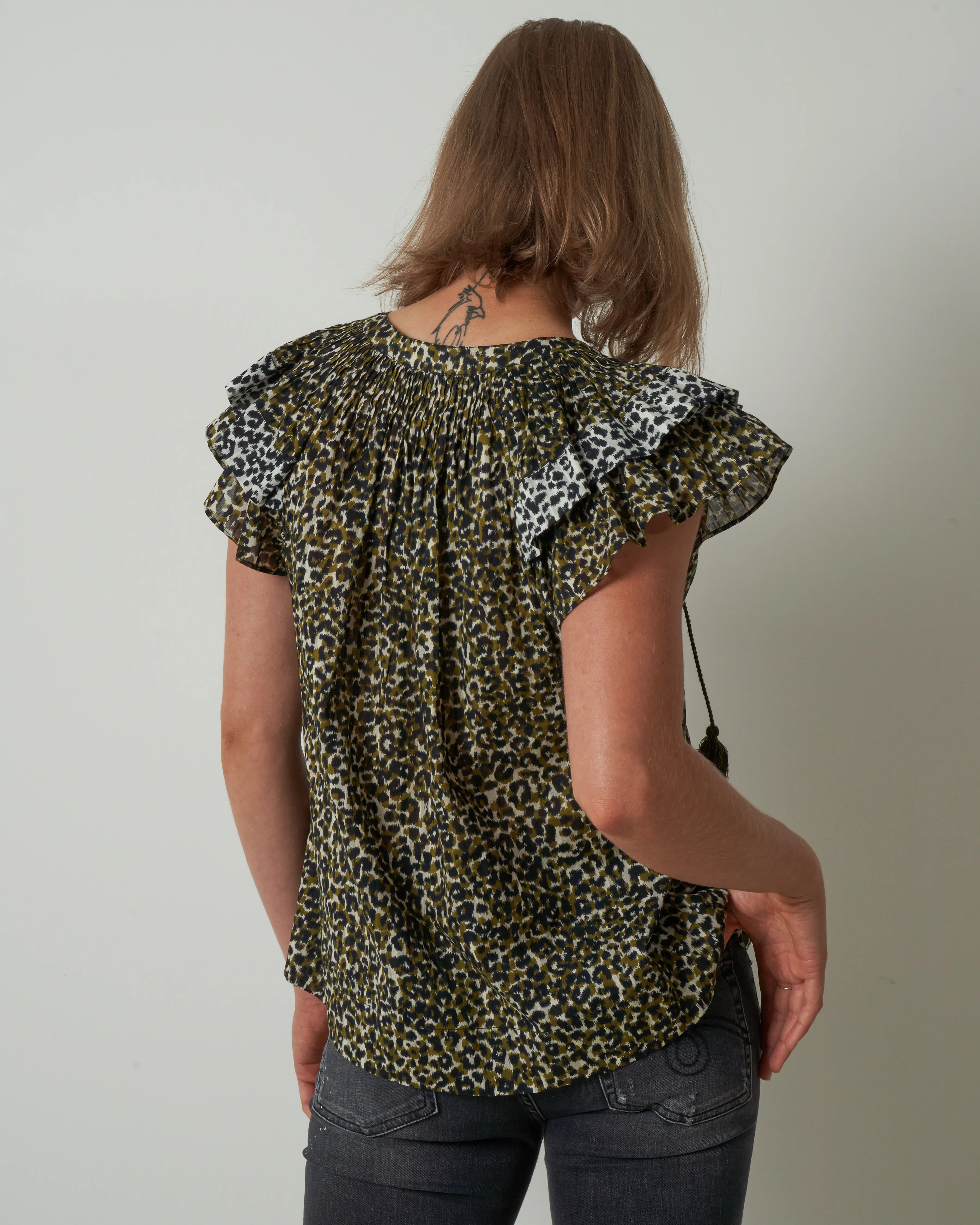 elm top - army - Image 3