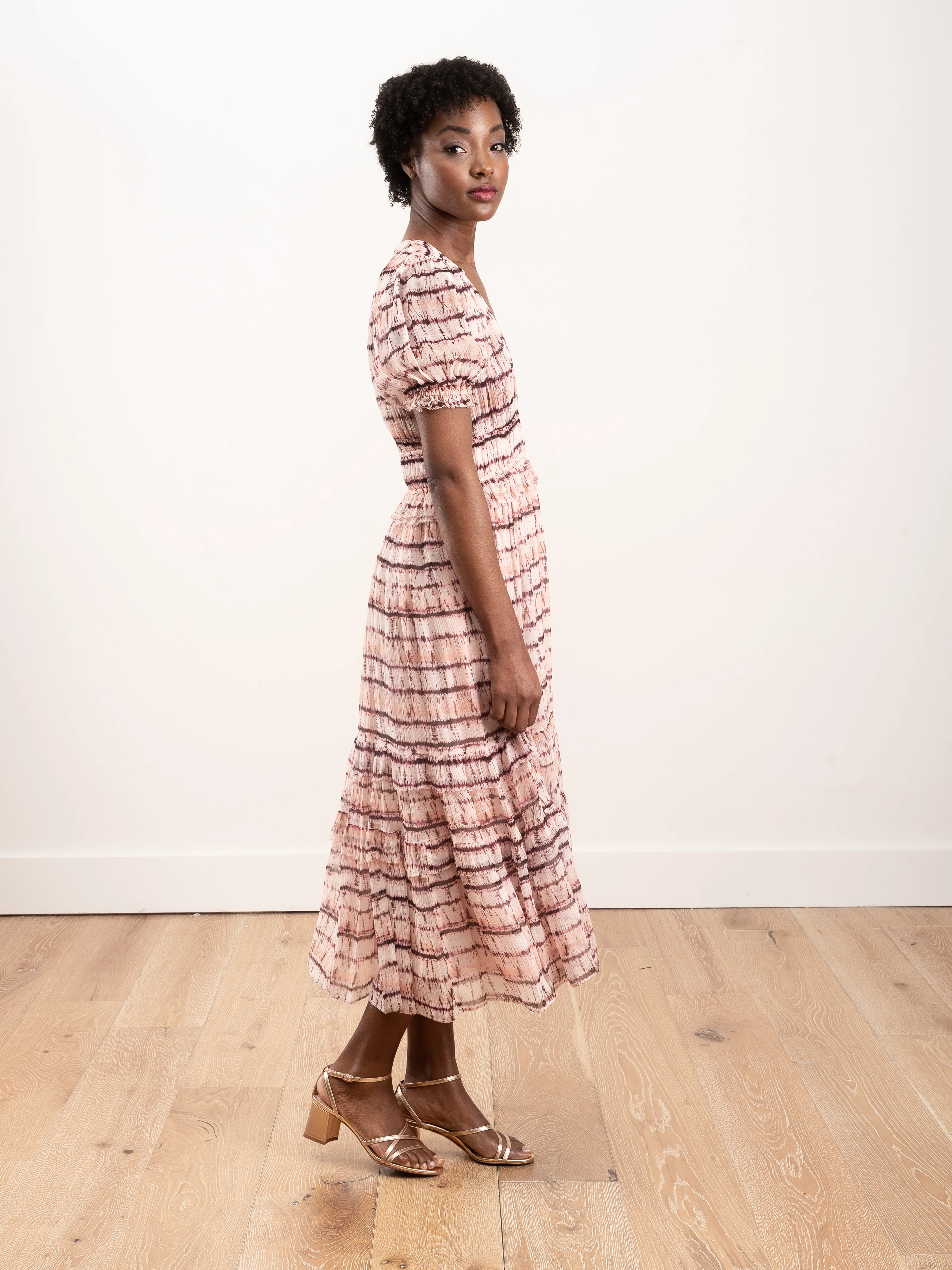elodie dress - blush tie dye - Image 4