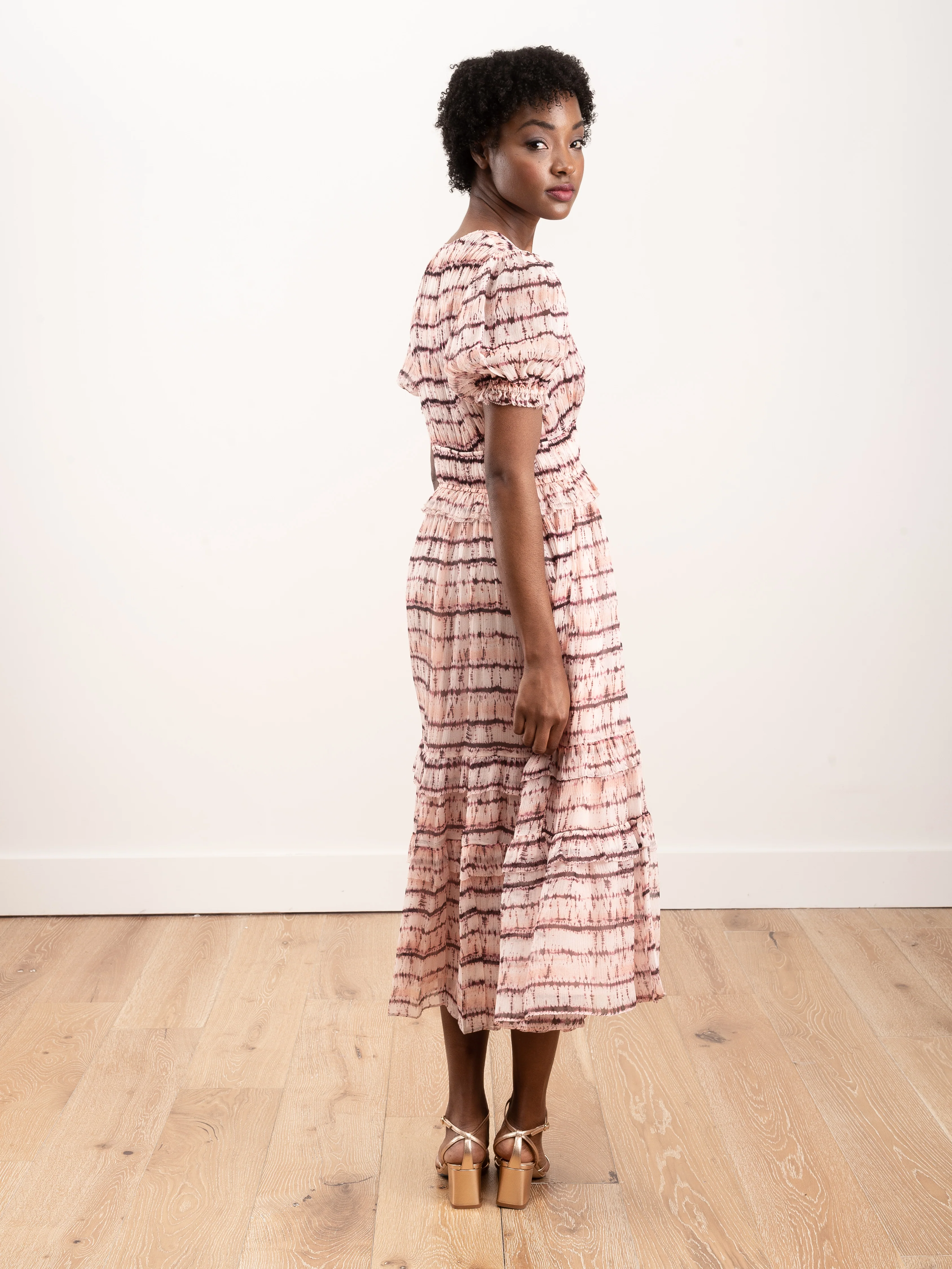 elodie dress - blush tie dye - Image 5