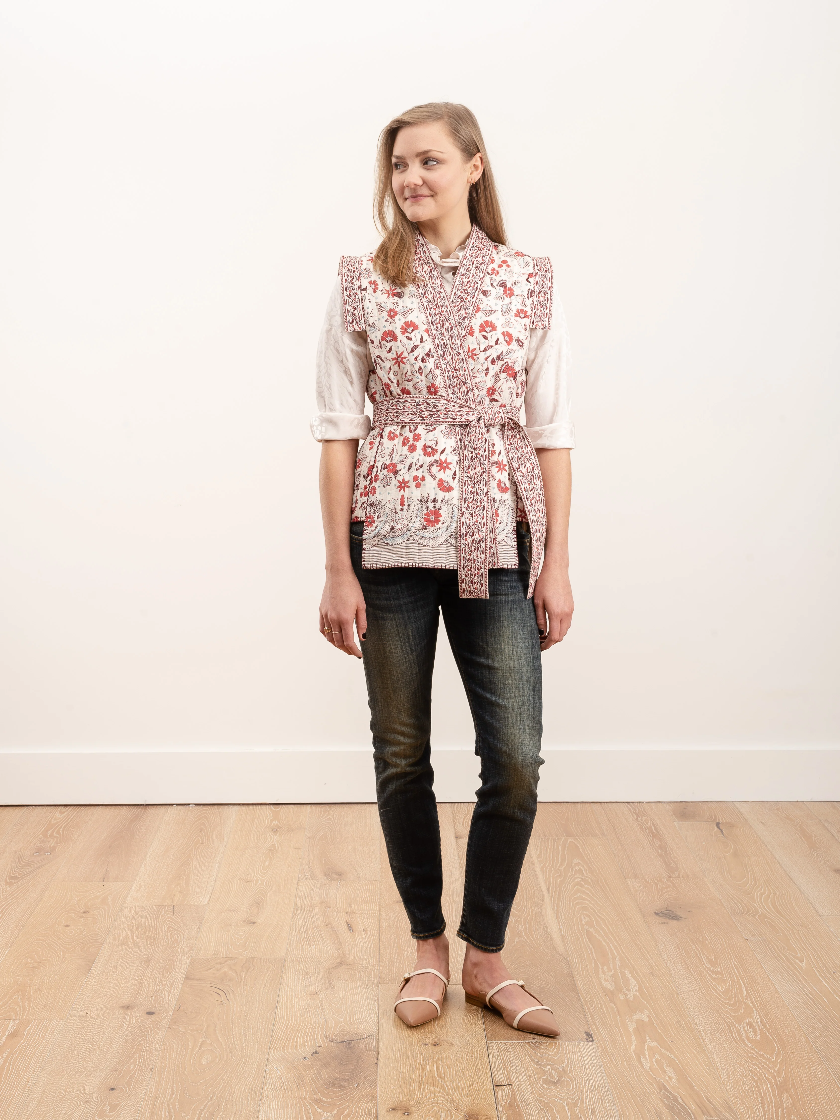 elok vest - cream