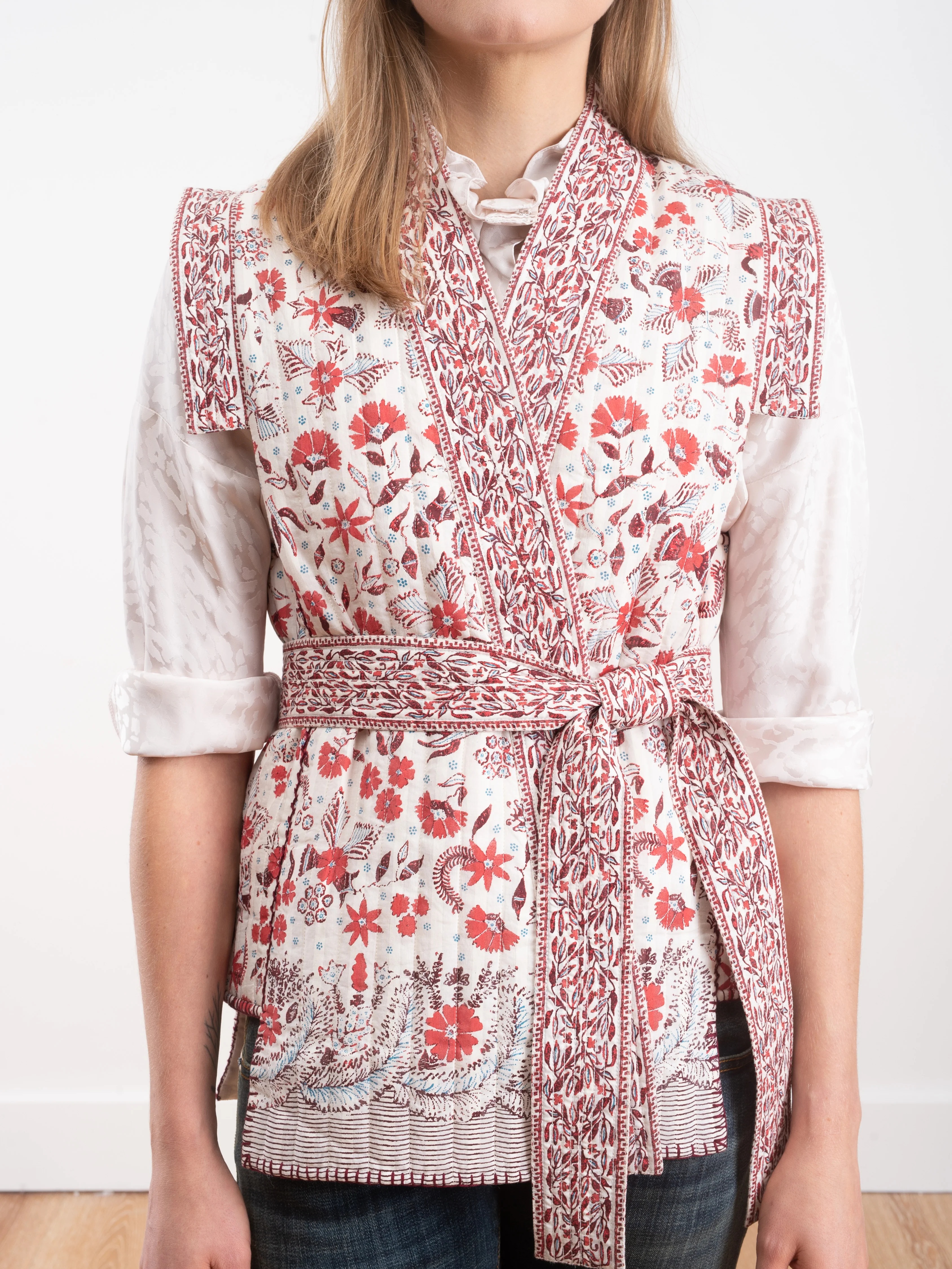 elok vest - cream - Image 2
