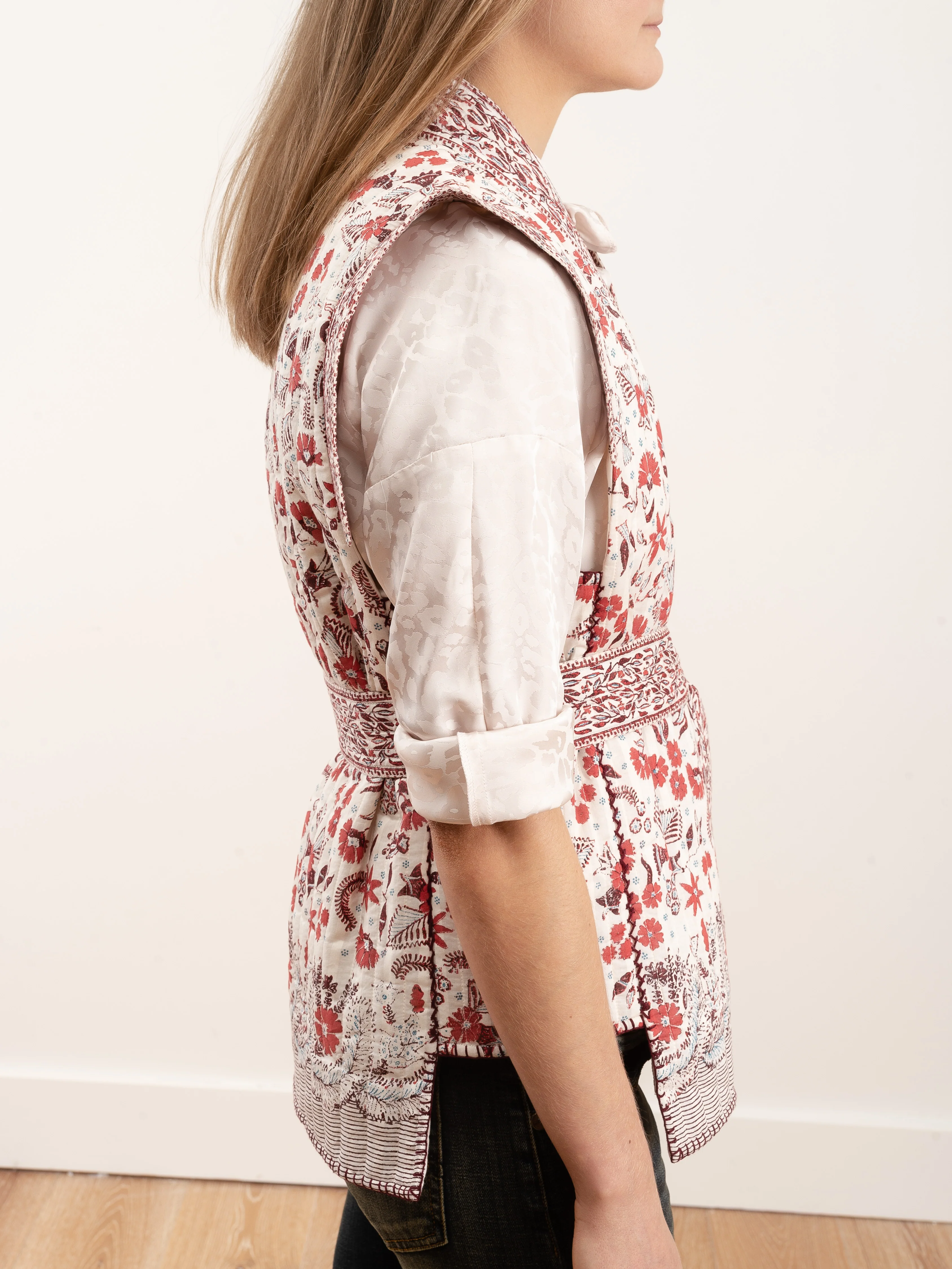 elok vest - cream - Image 3