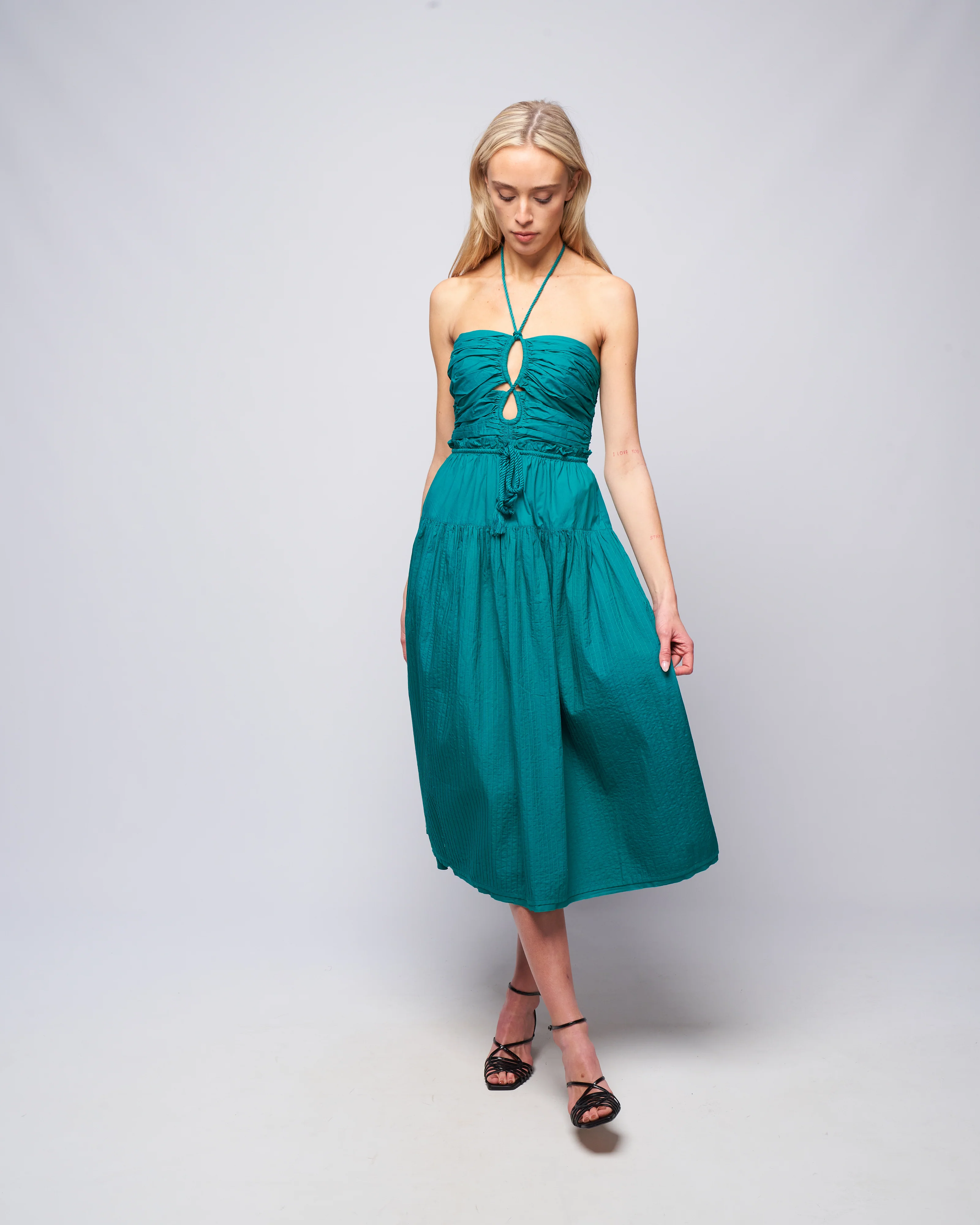emmaline dress - verdigris - Image 2