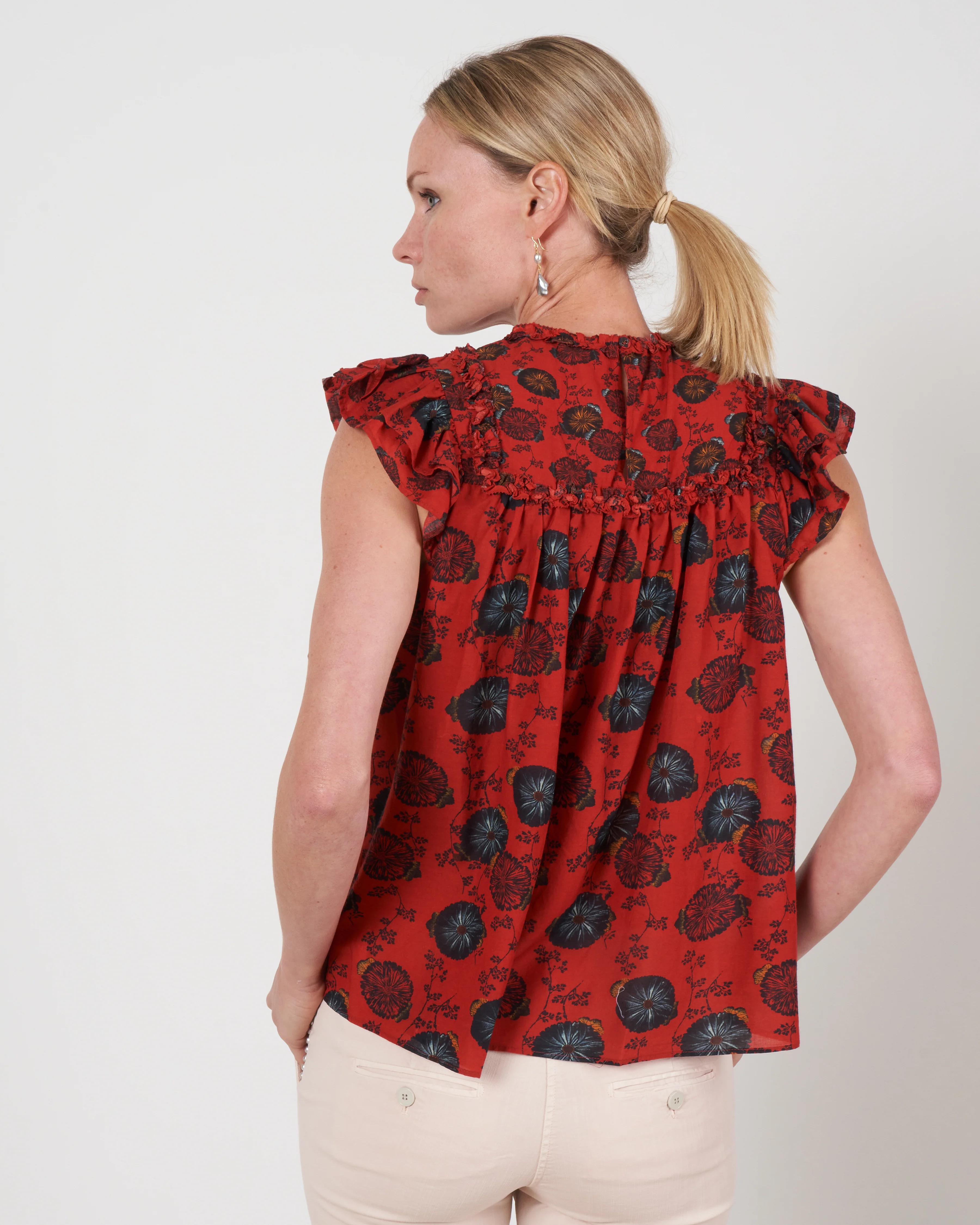 erin top - poppy floral pof - Image 4