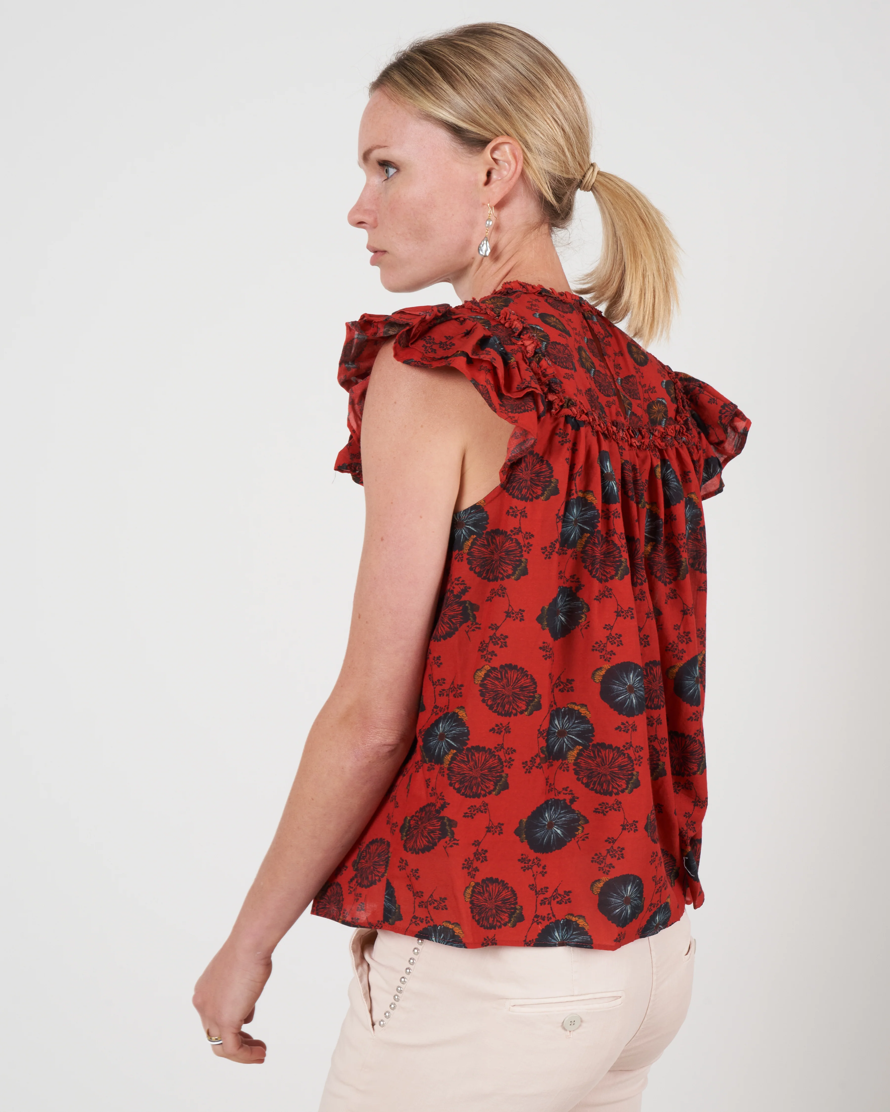 erin top - poppy floral pof - Image 5