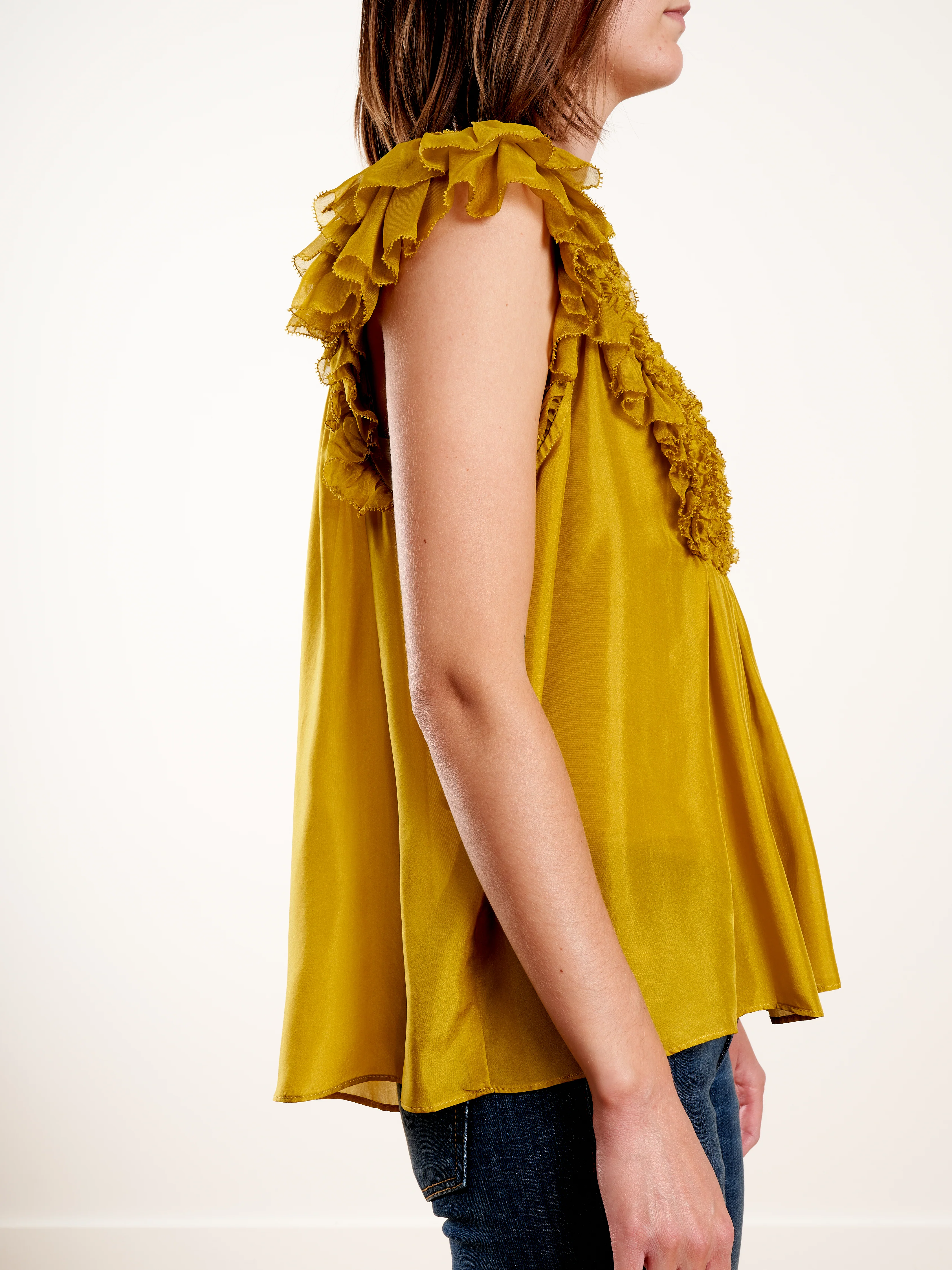 evona top - chartreuse - Image 4