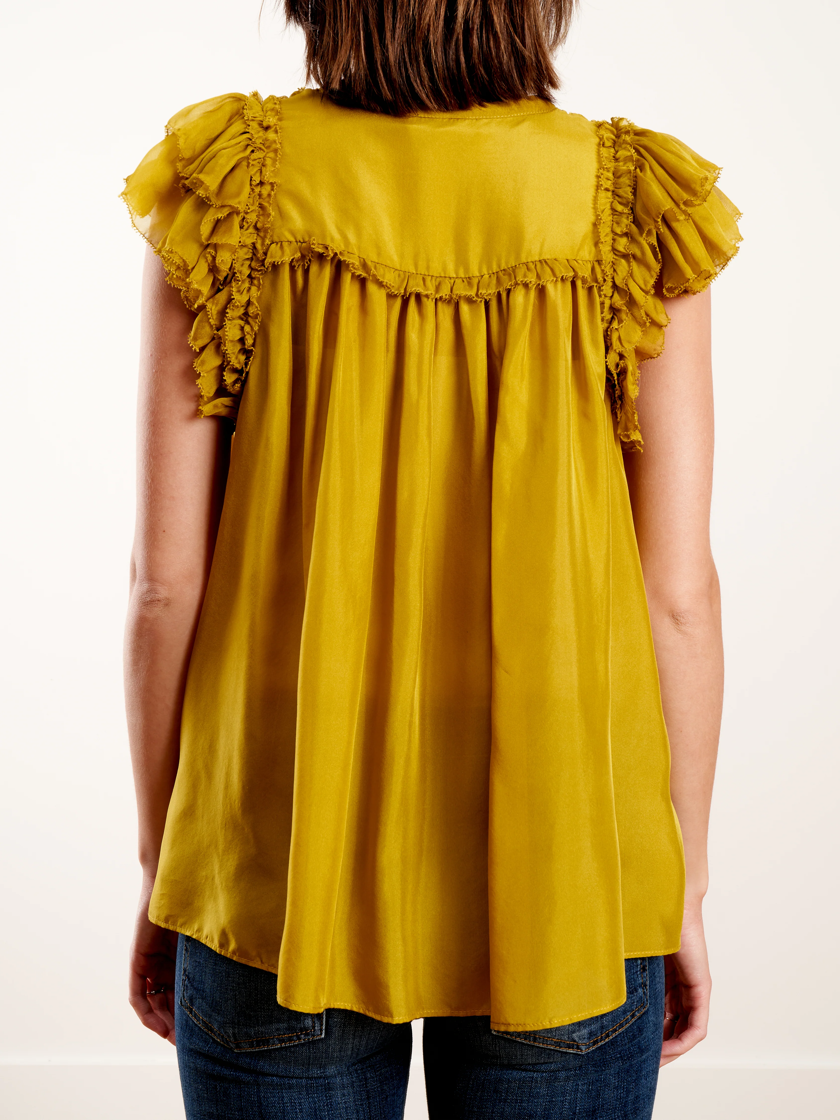 evona top - chartreuse - Image 5