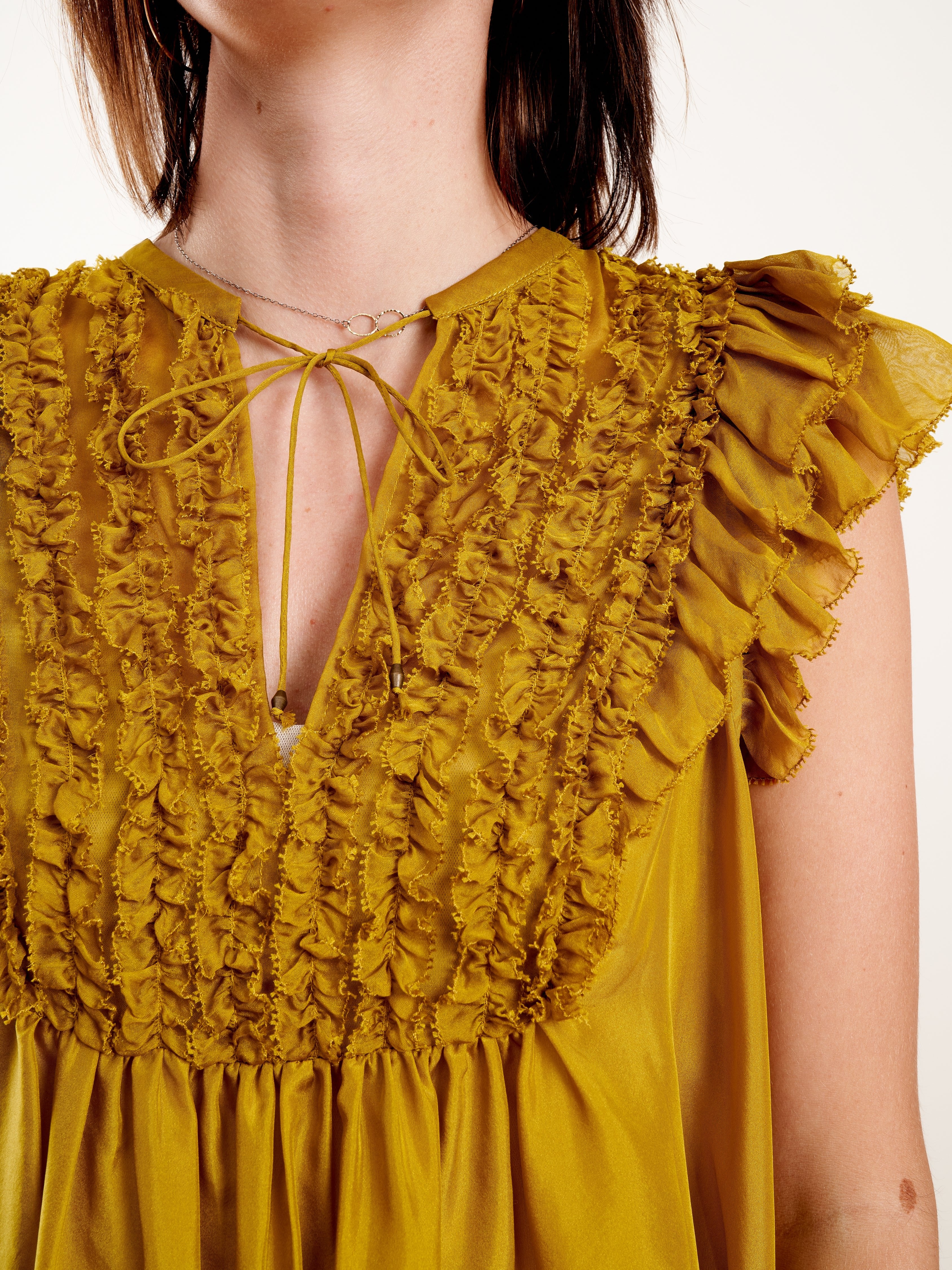 evona top - chartreuse - Image 6