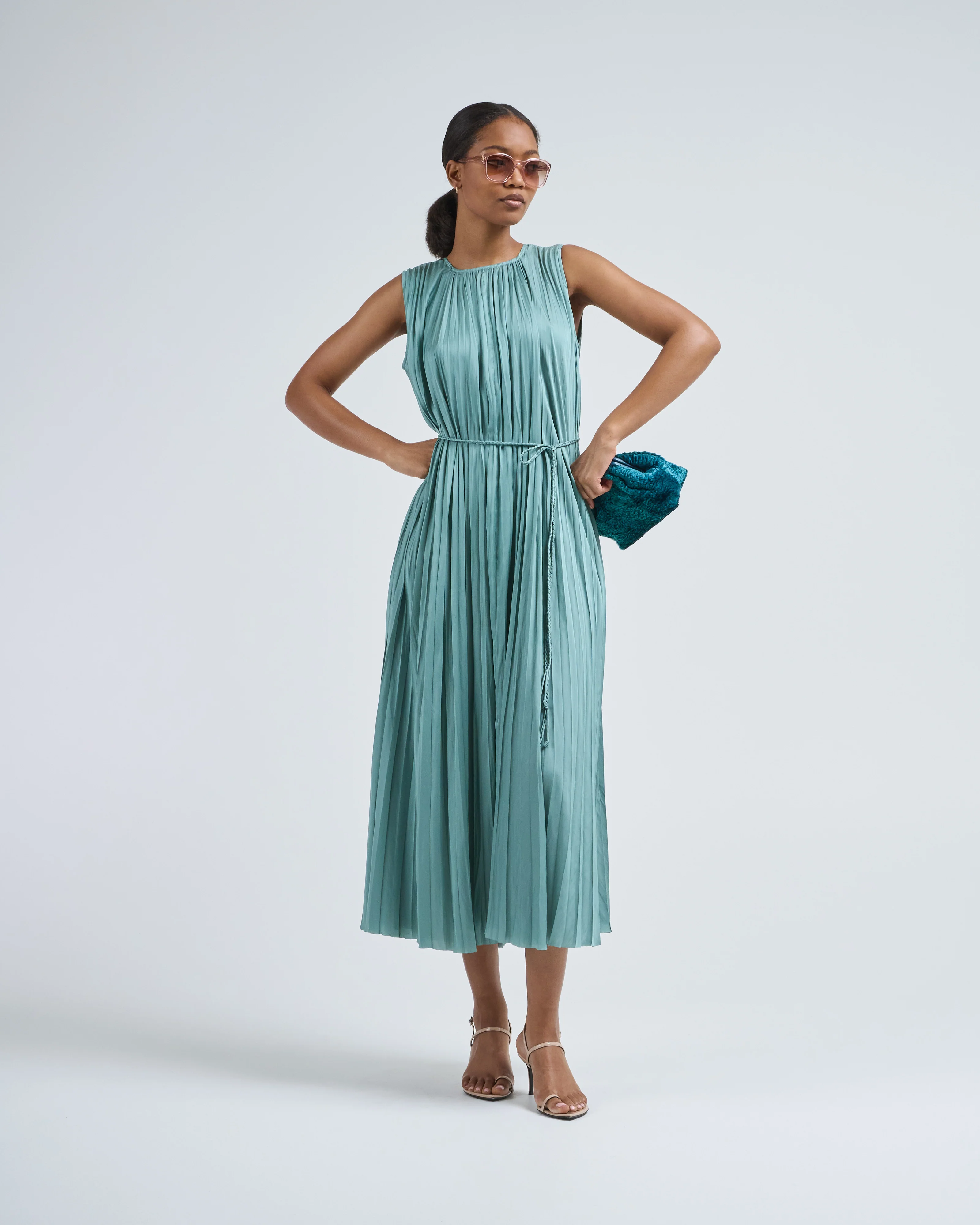 fianna pleated midi dress - Image 3
