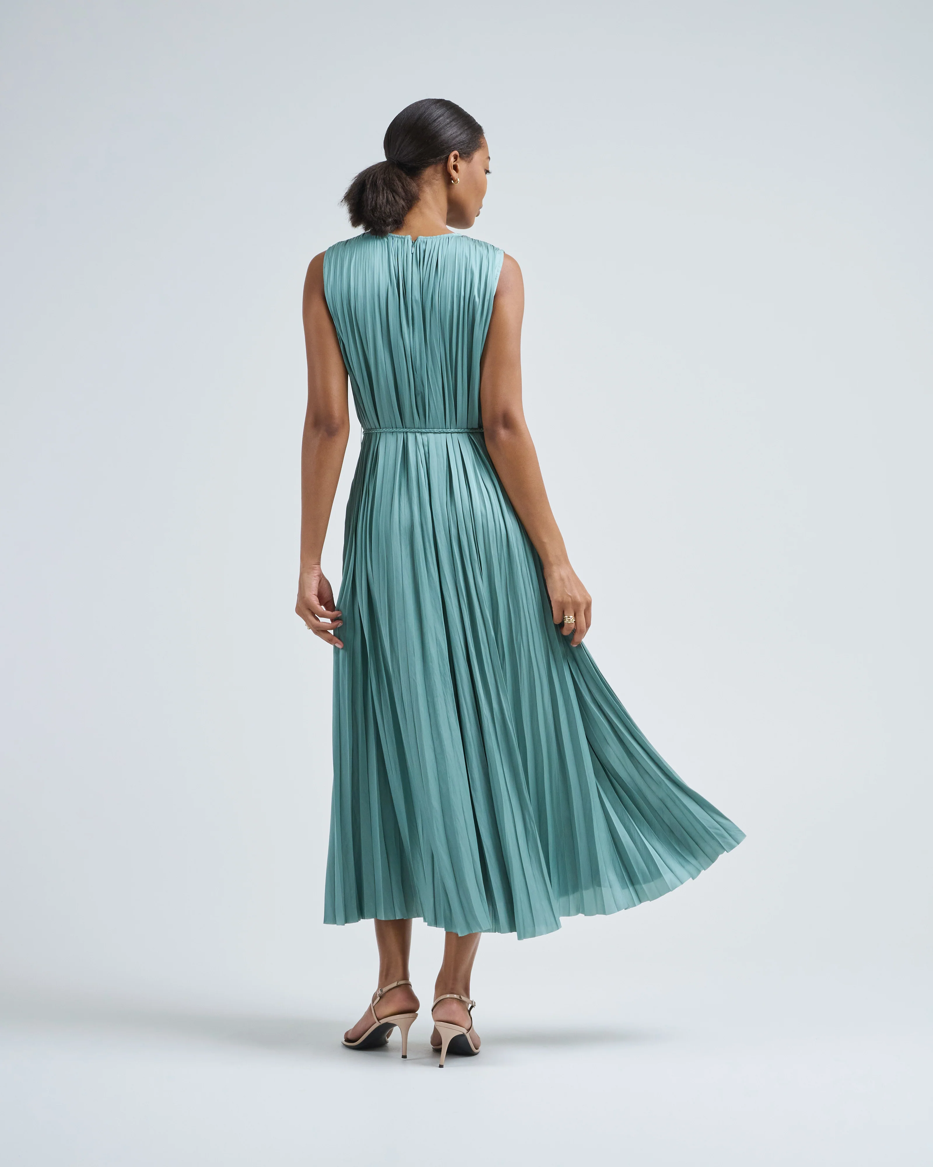 fianna pleated midi dress - Image 4