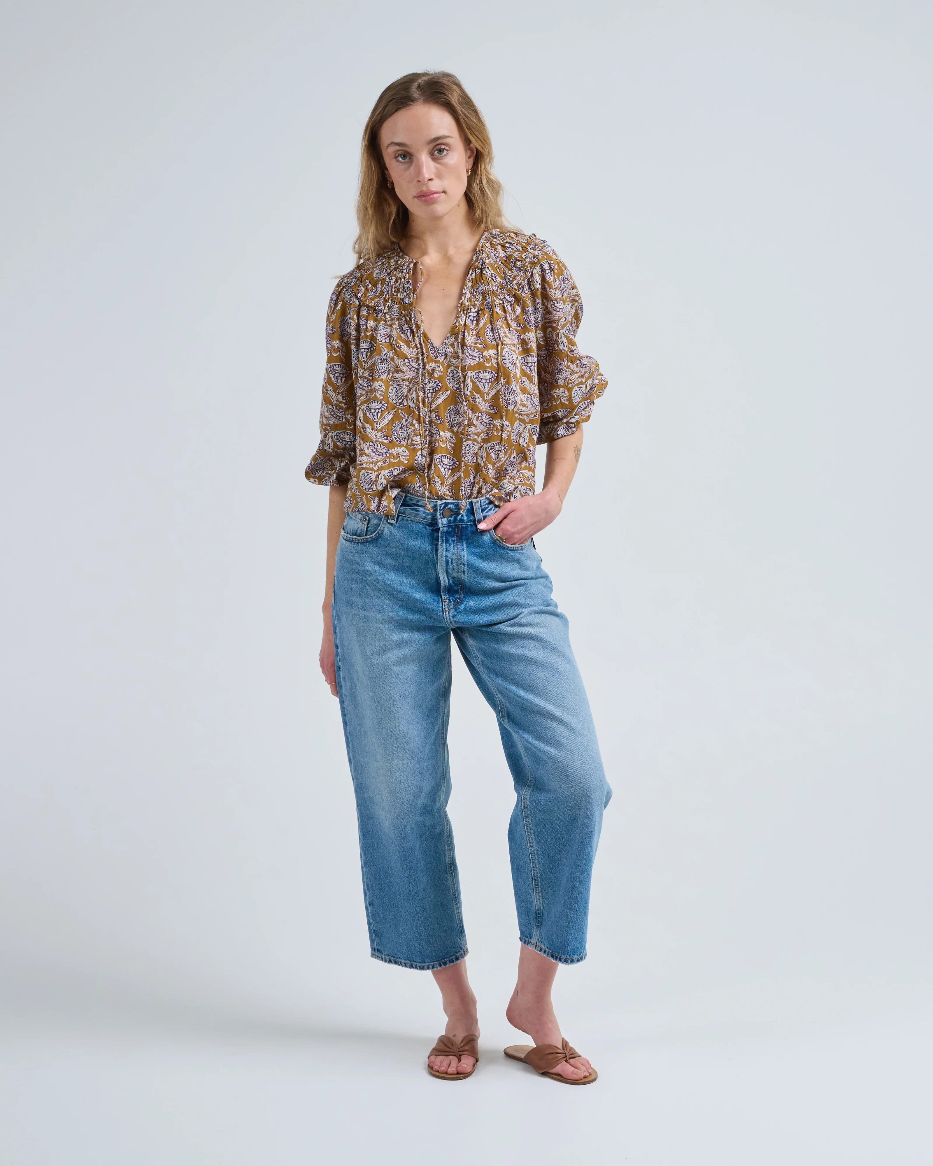 florelle ls cotton blouse - Image 2