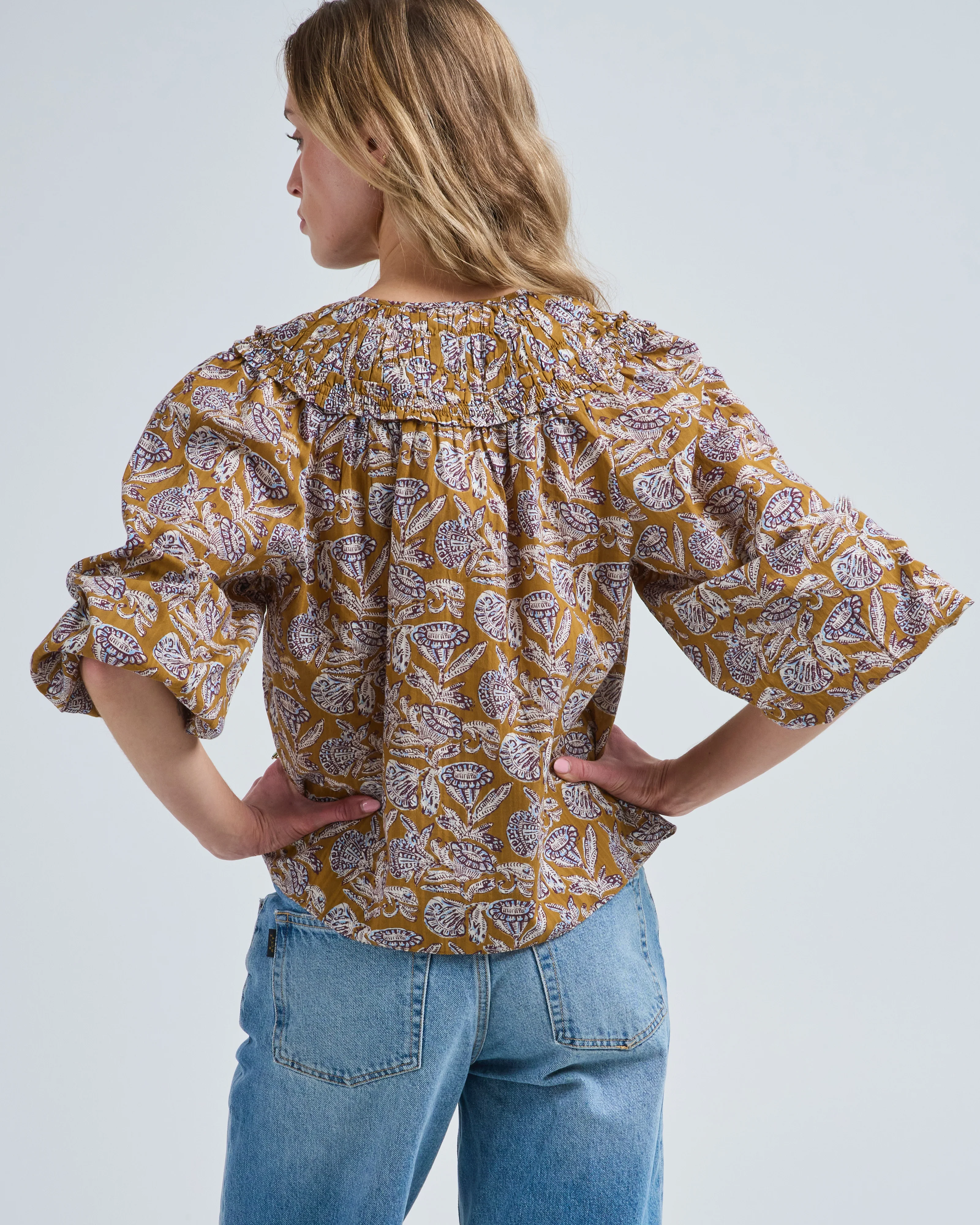 florelle ls cotton blouse - Image 4