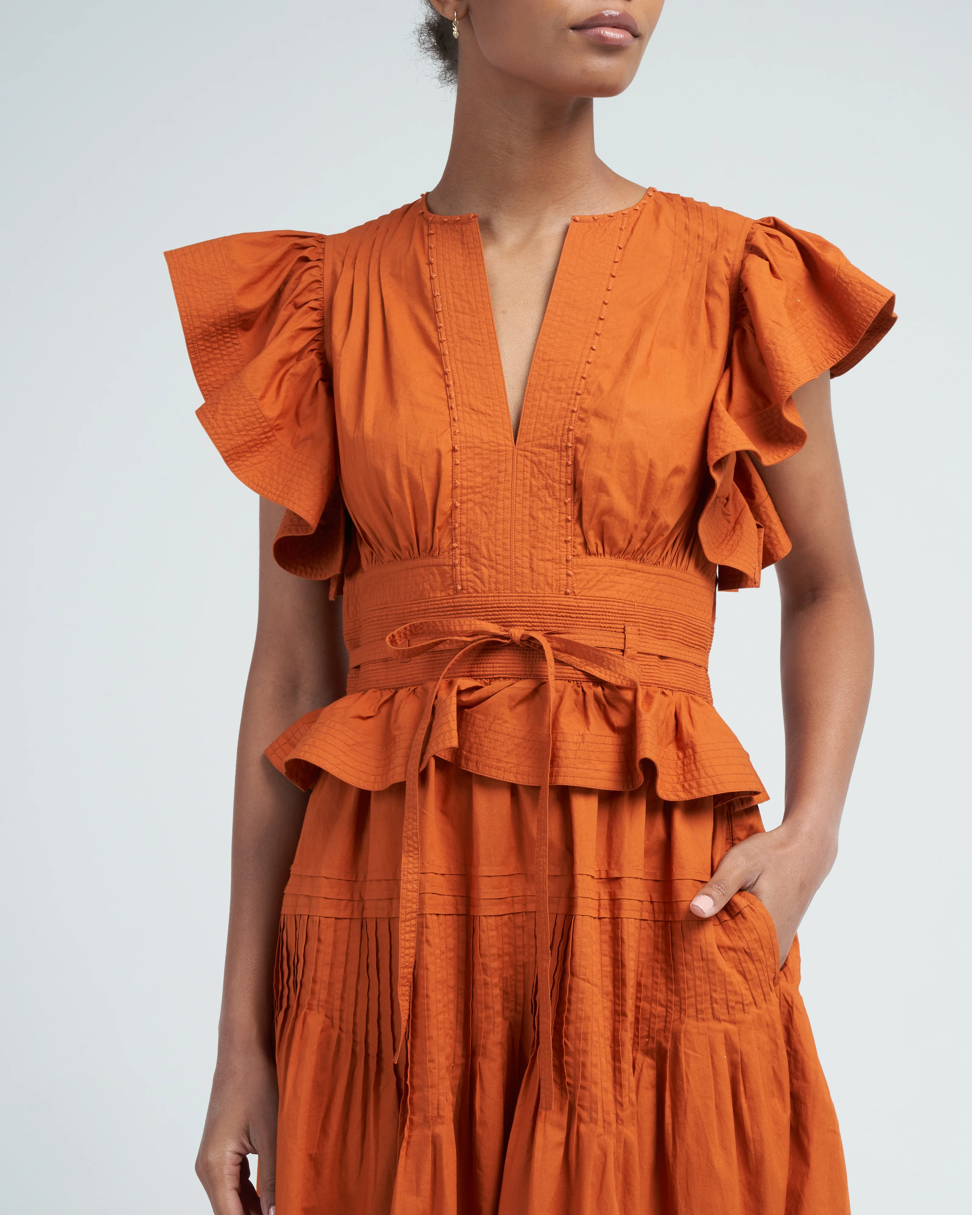florence dress - saffron - Image 5