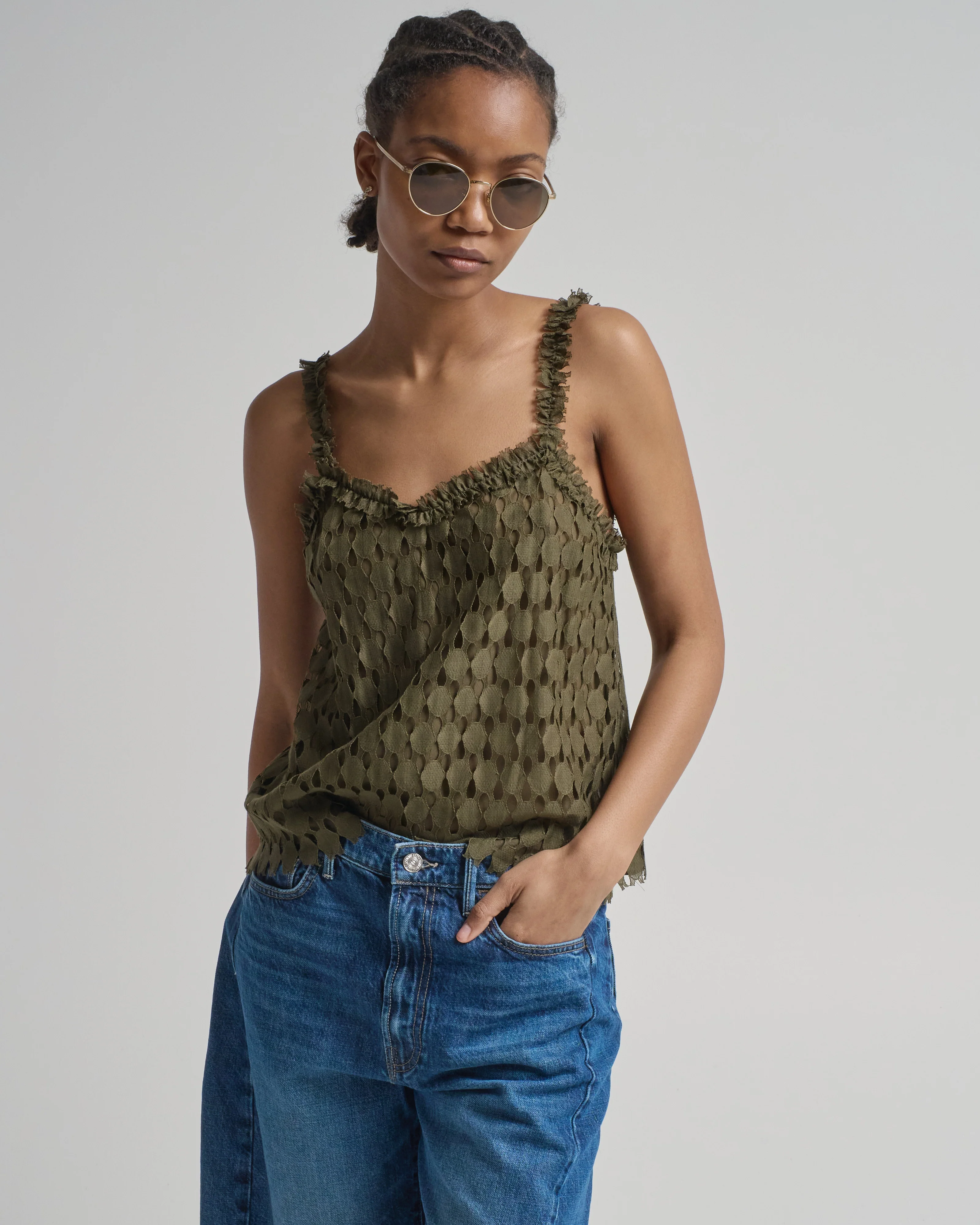 francoise lace tank top - Image 2