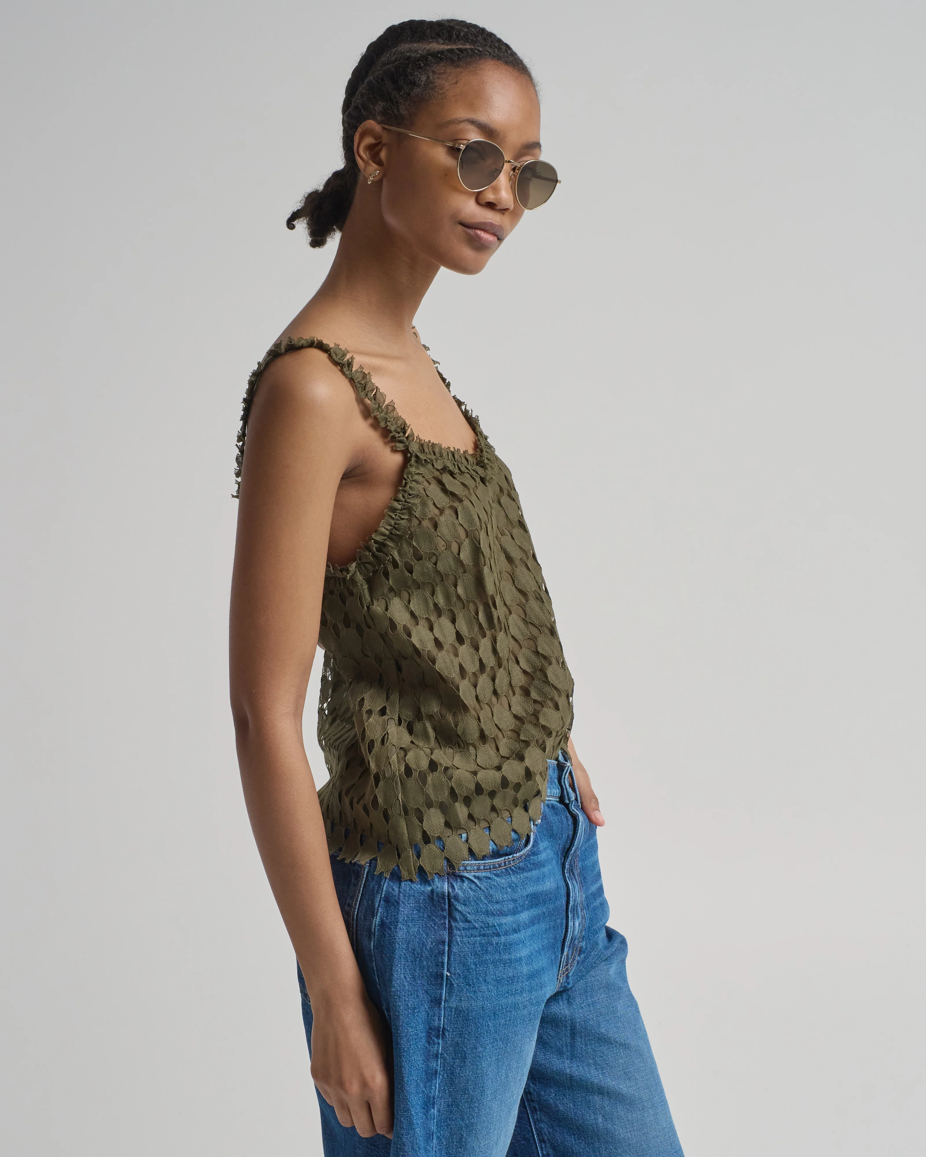 francoise lace tank top - Image 3