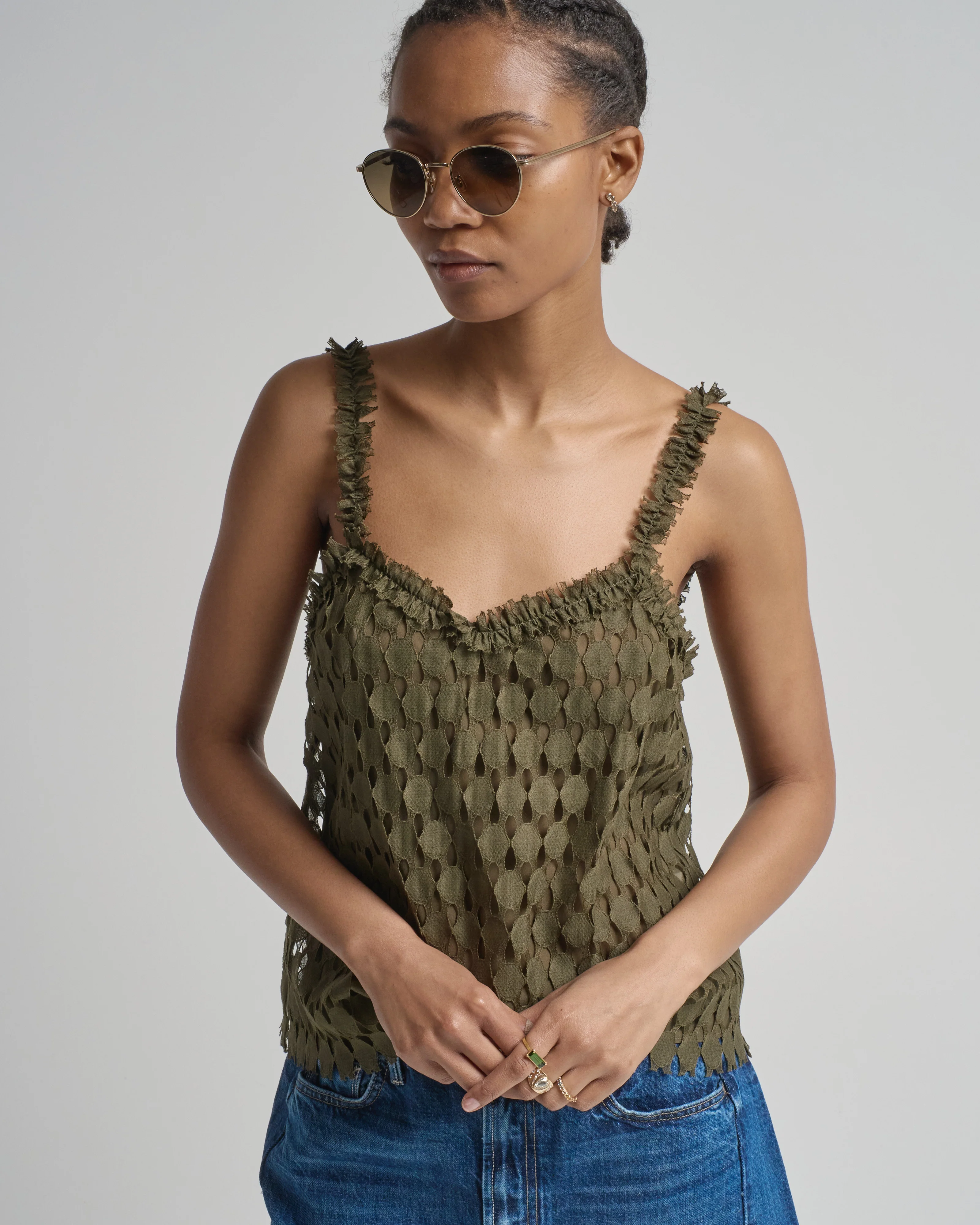 francoise lace tank top - Image 5