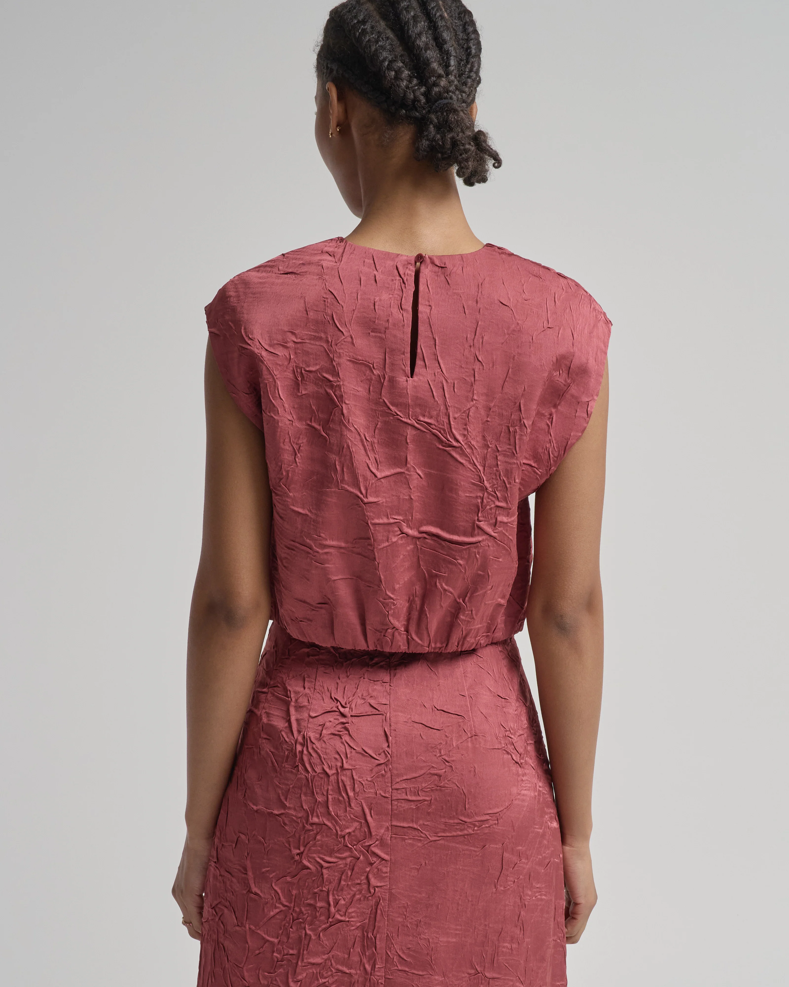 gisella satin crop top - Image 4