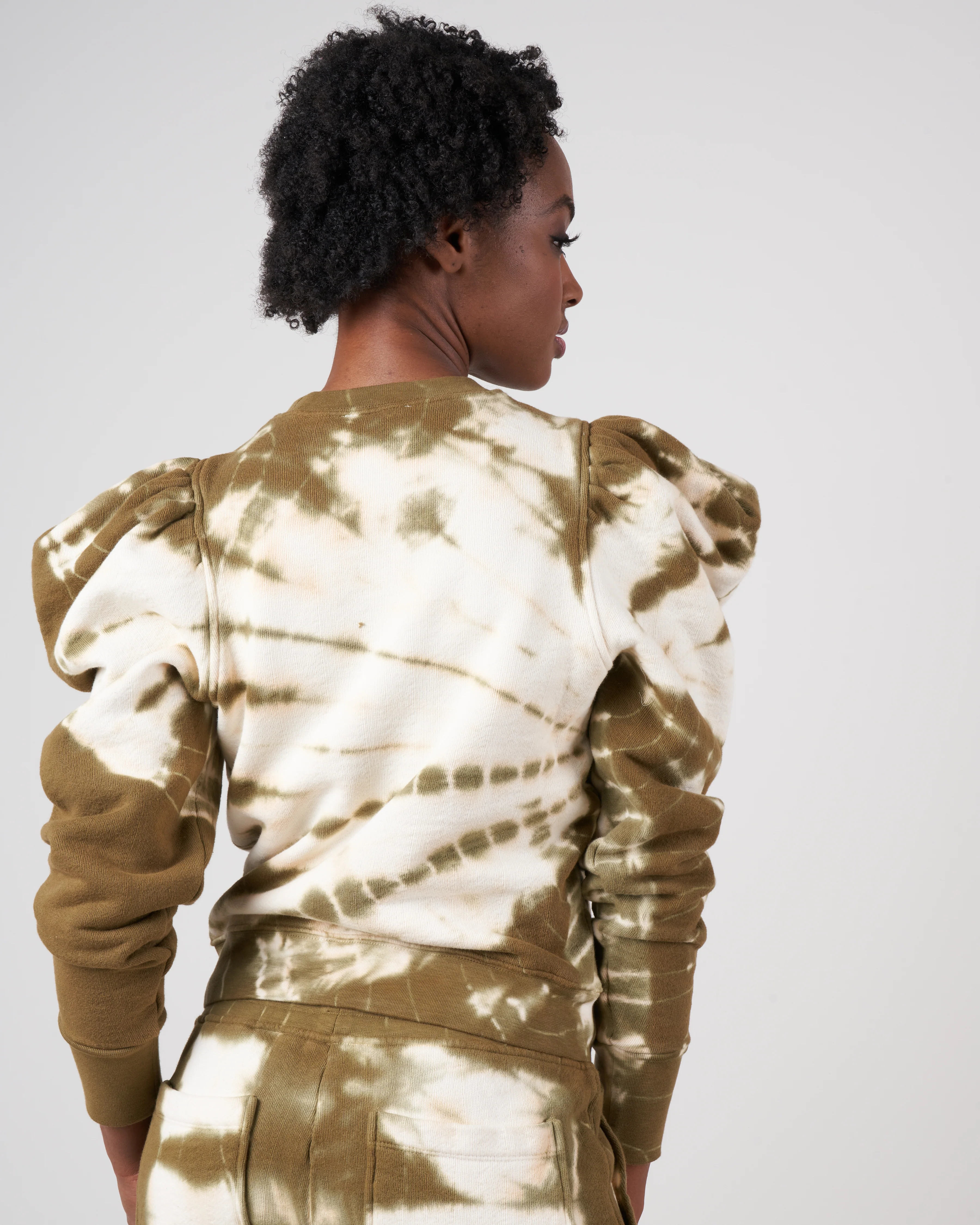 harlan pullover - olive tie dye - Image 3