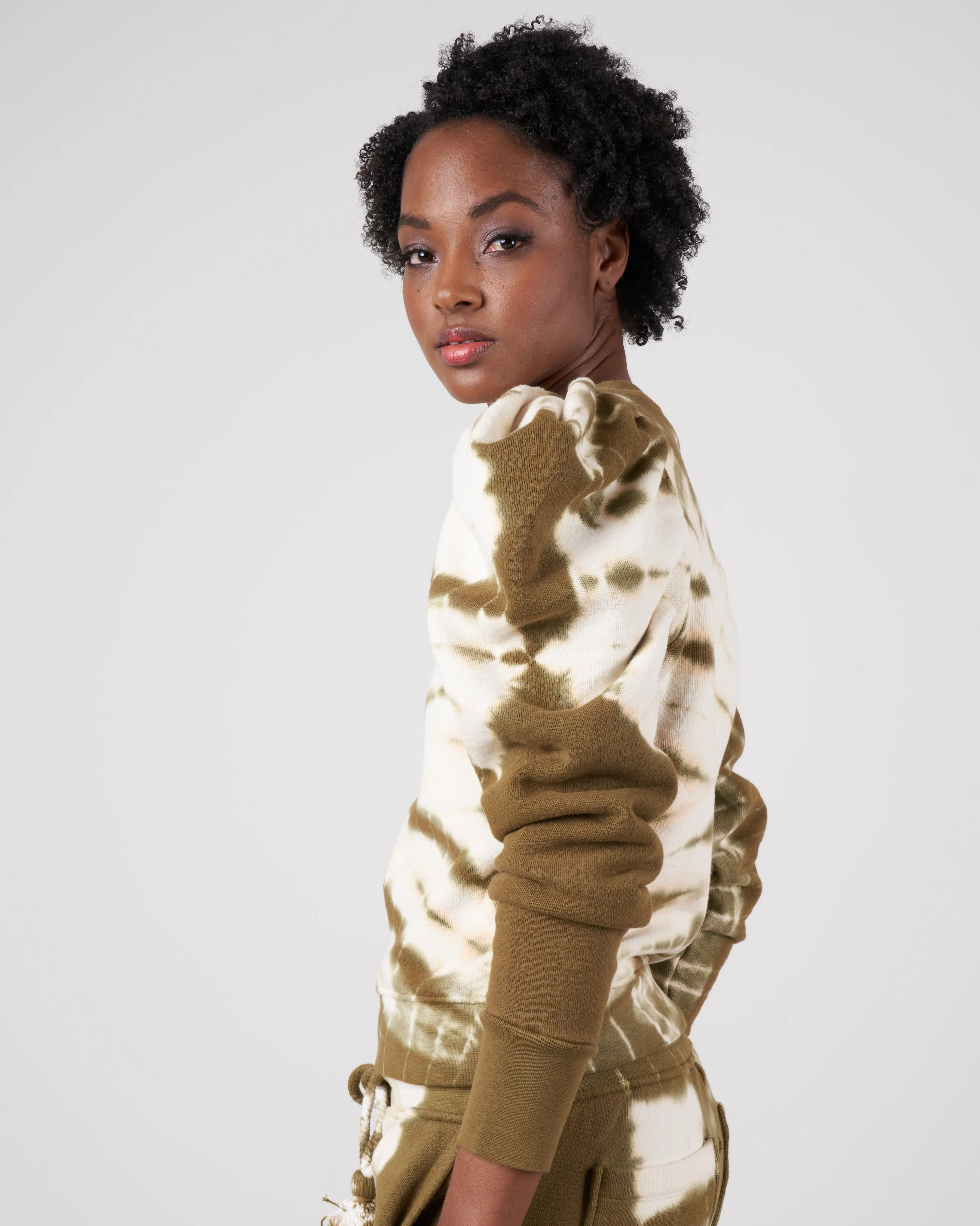 harlan pullover - olive tie dye - Image 4