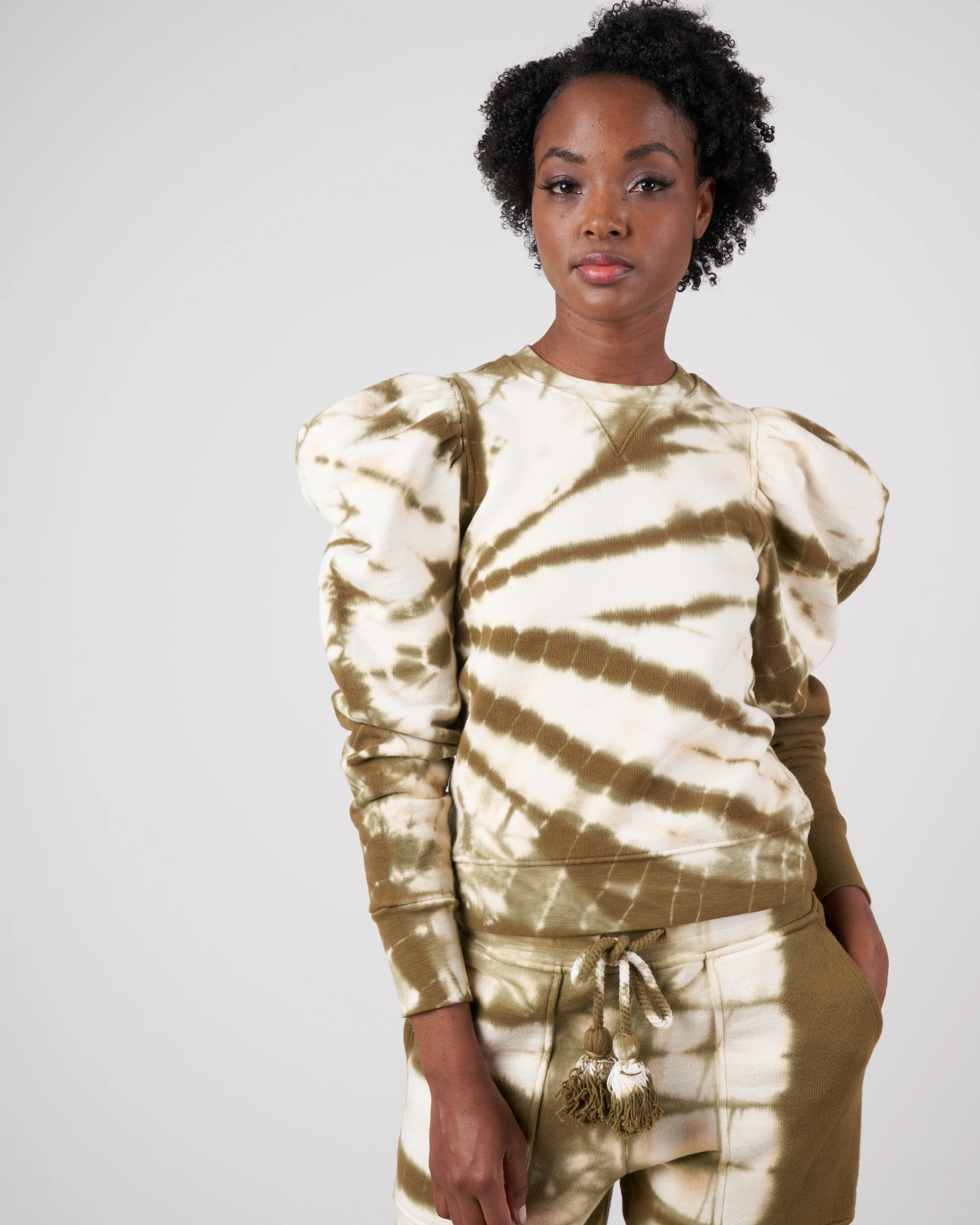 harlan pullover - olive tie dye - Image 5