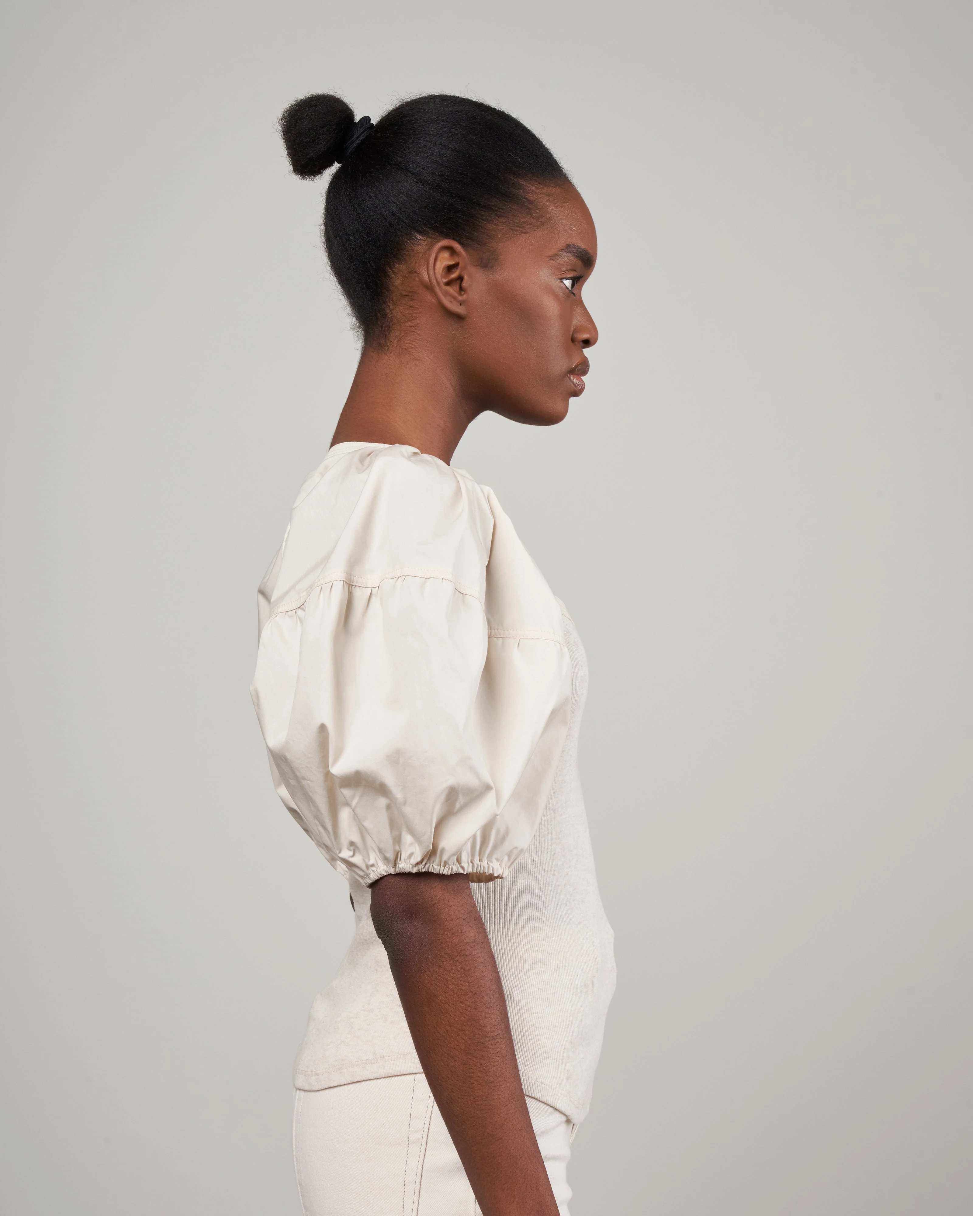 harlowe pullover - ivory melange - Image 3