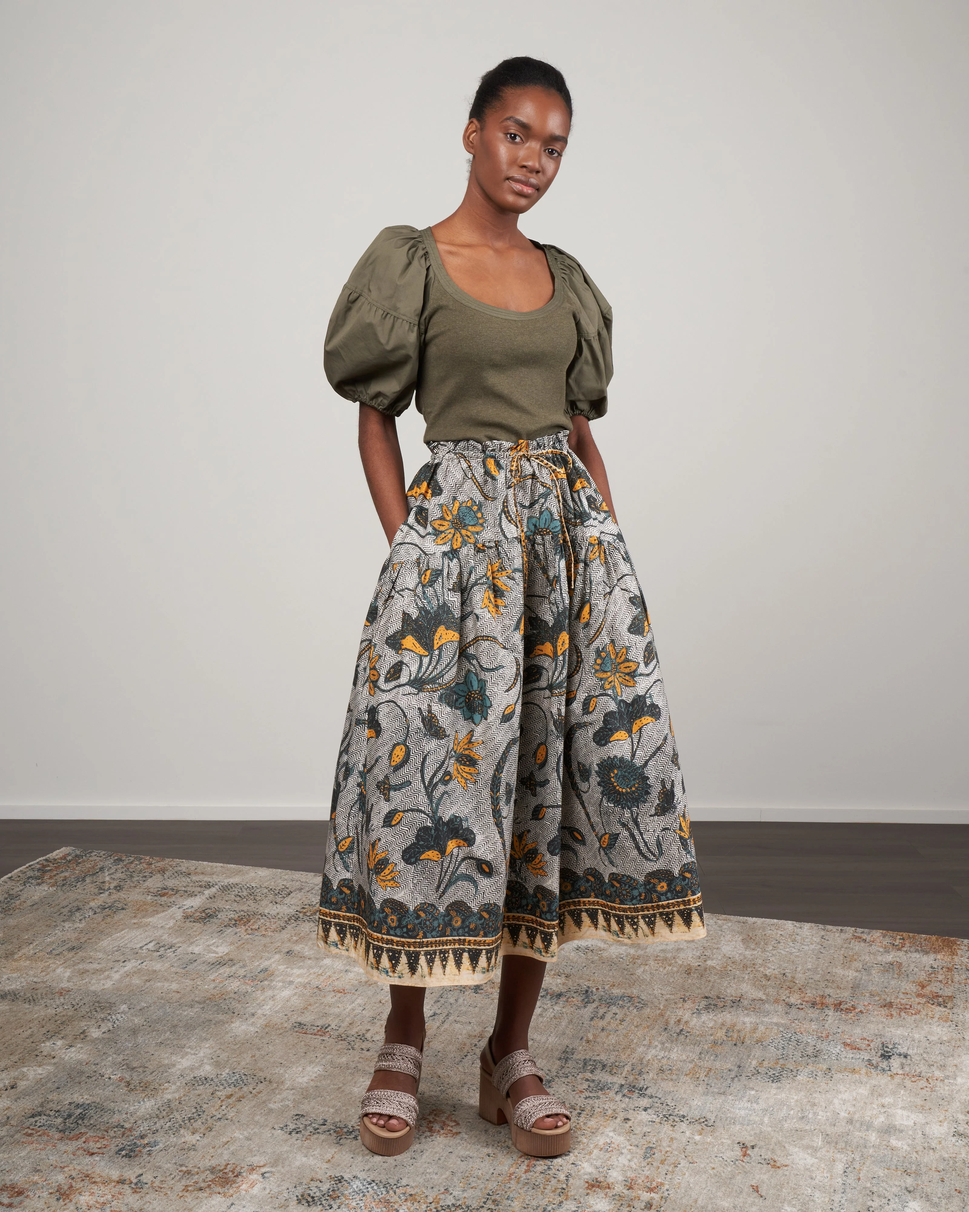 harlowe pullover - military melange - Image 2