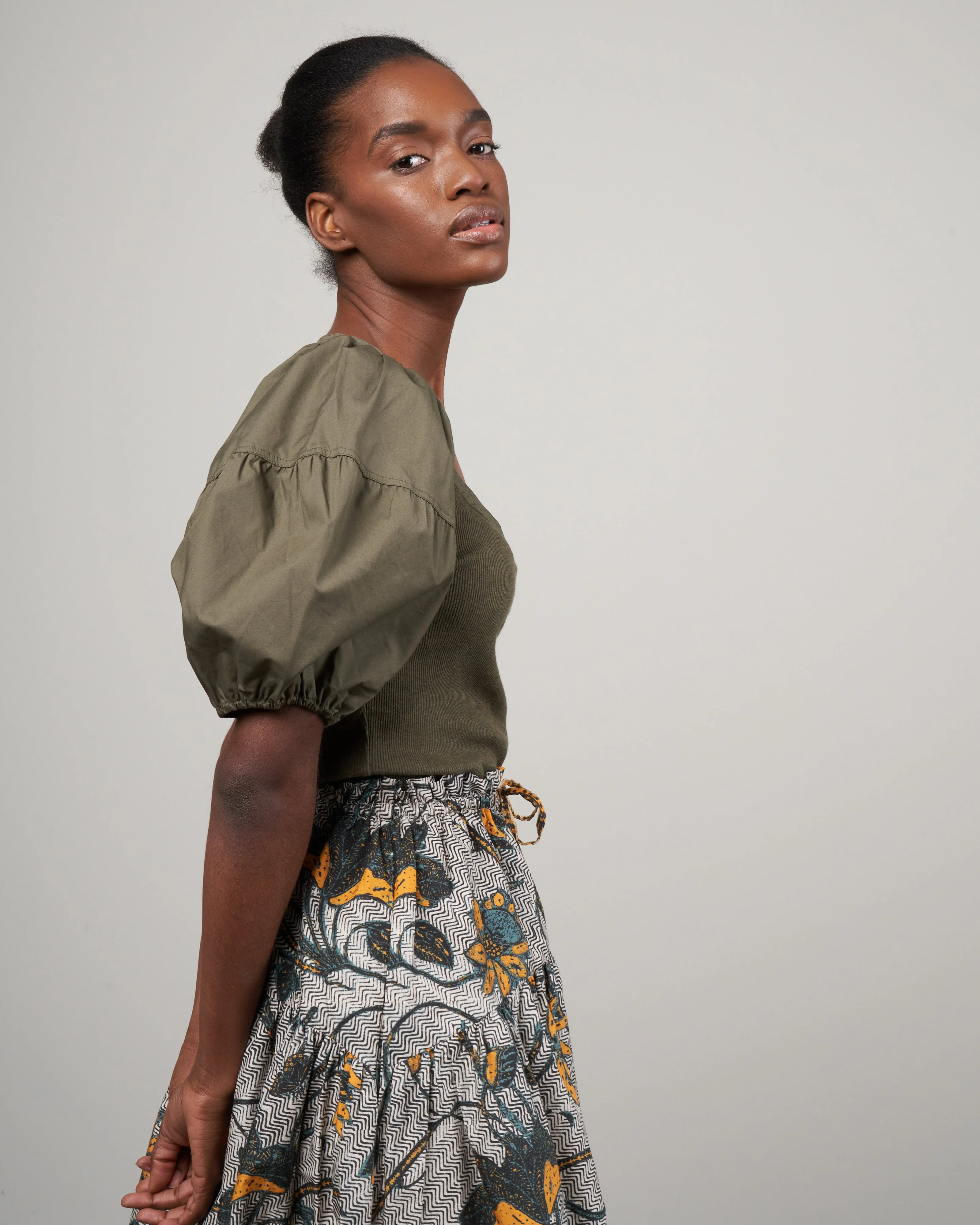 harlowe pullover - military melange - Image 3