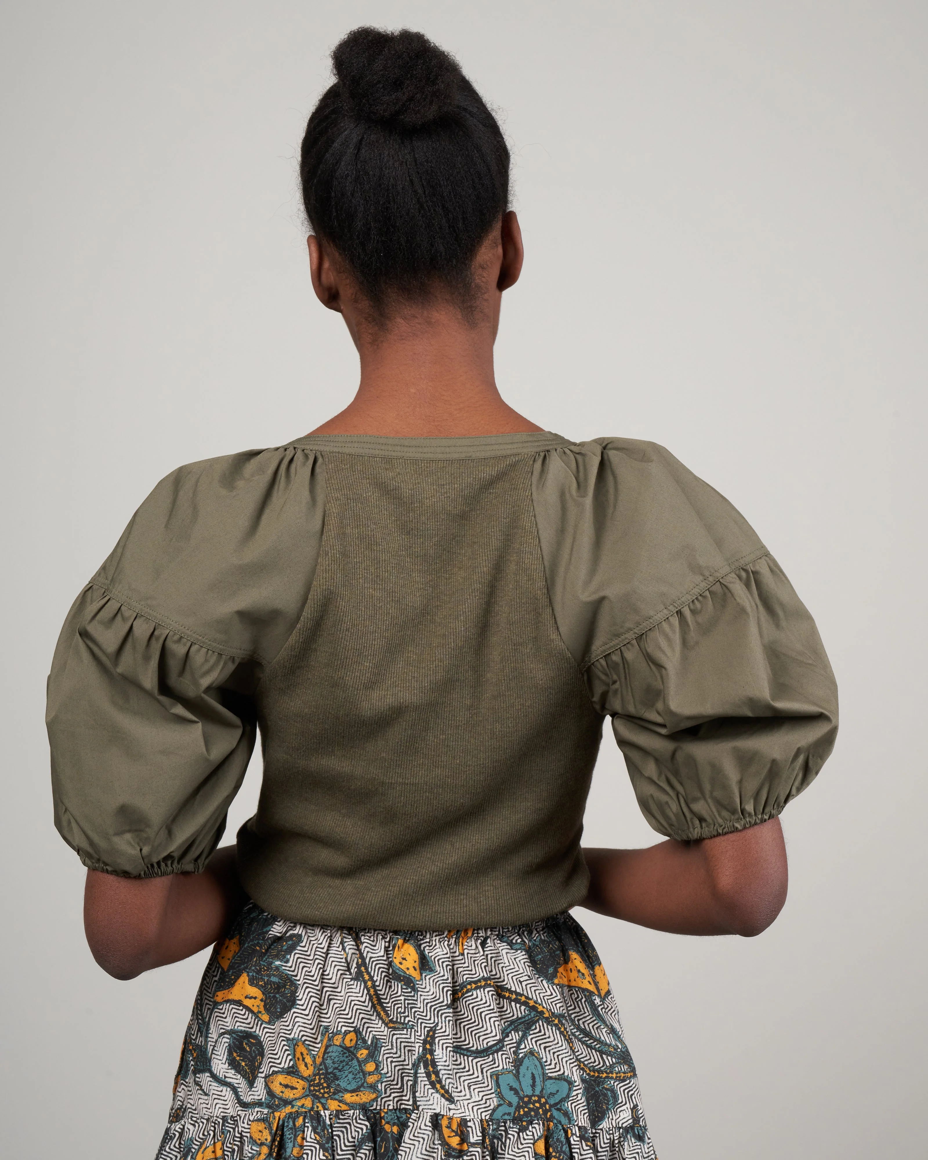 harlowe pullover - military melange - Image 4
