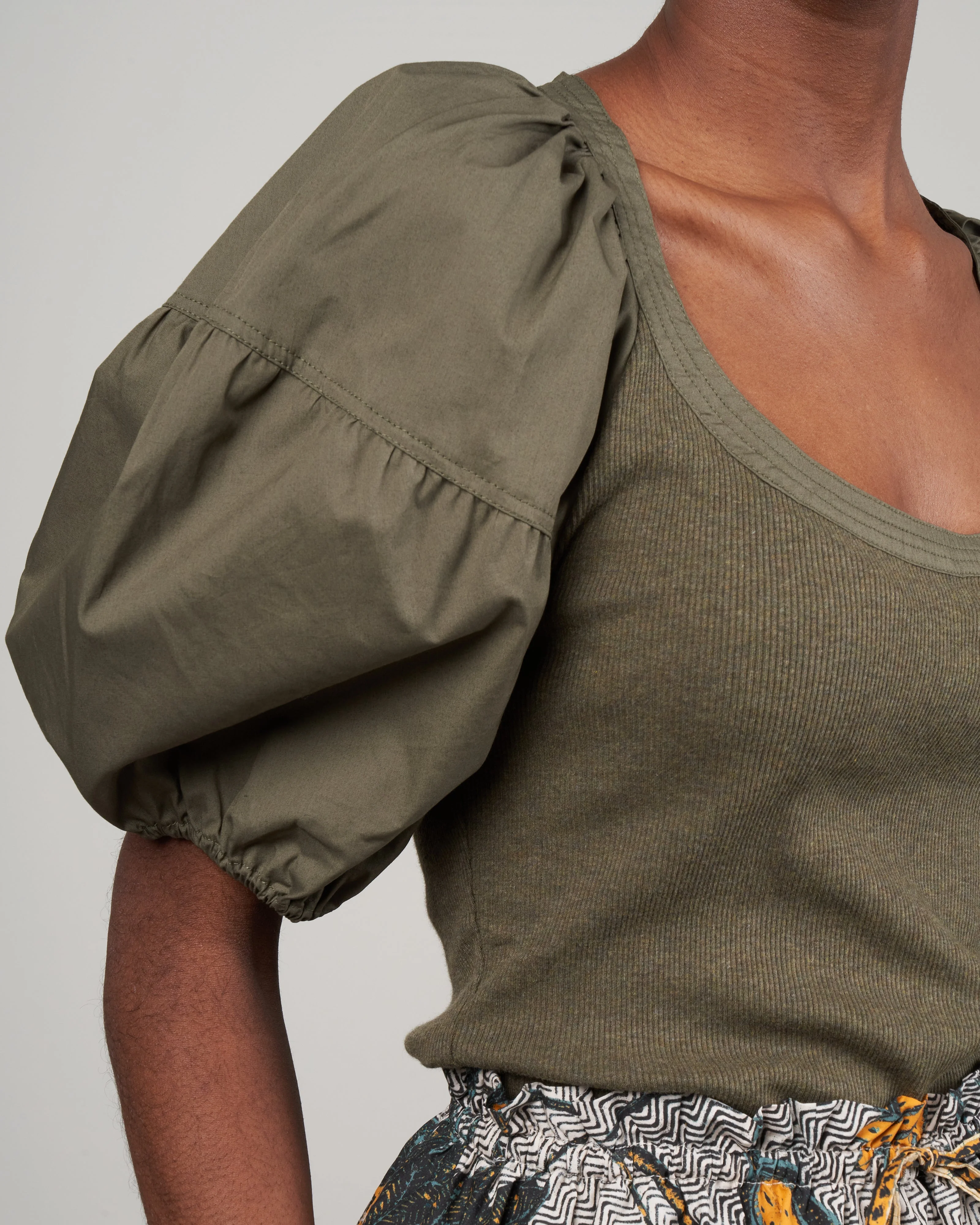 harlowe pullover - military melange - Image 5