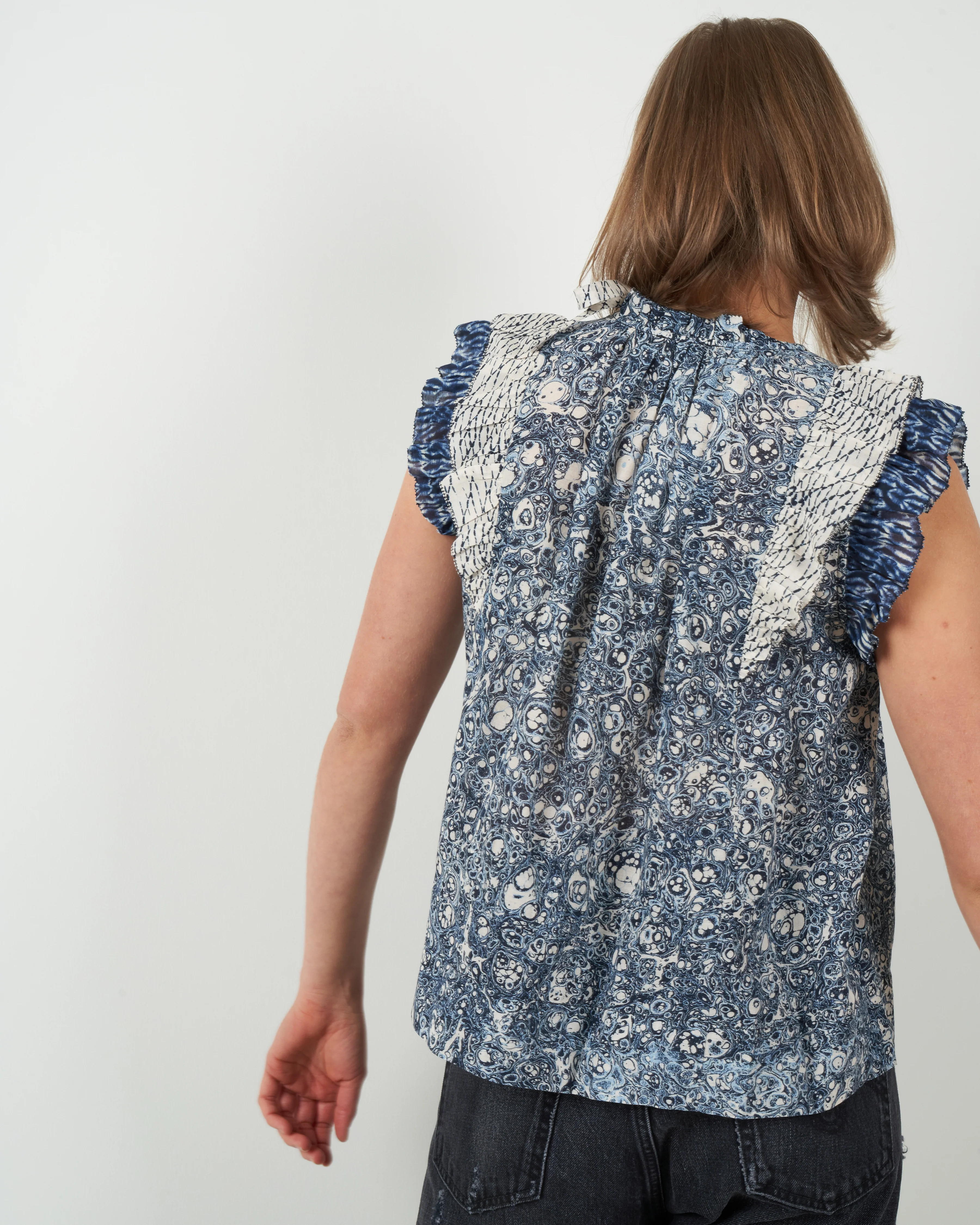 haru top - indigo - Image 3